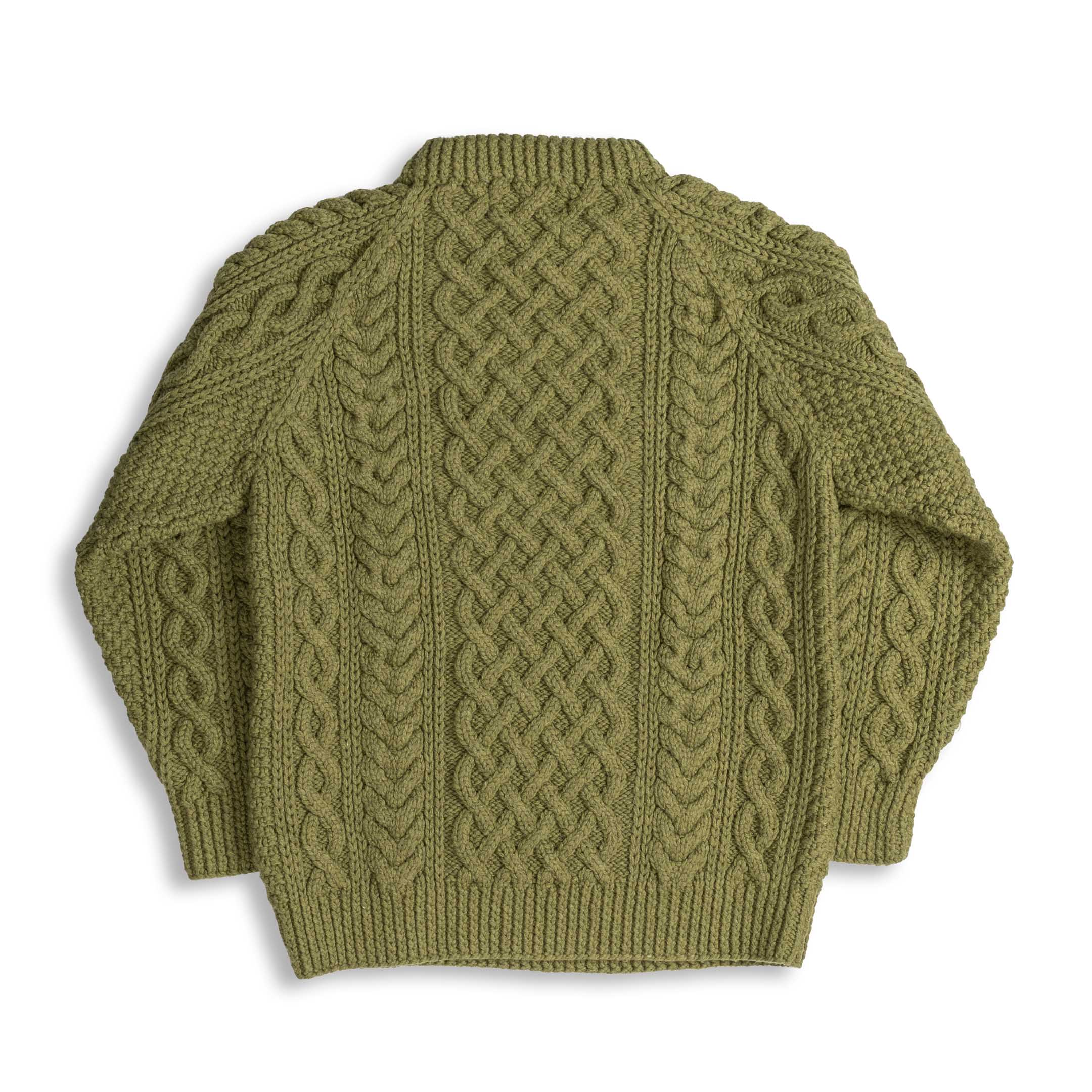 Allevol x Inverallan 1A Country Meetings Crew Neck Sweater Merino Lambswool Dark Apple - Image 2