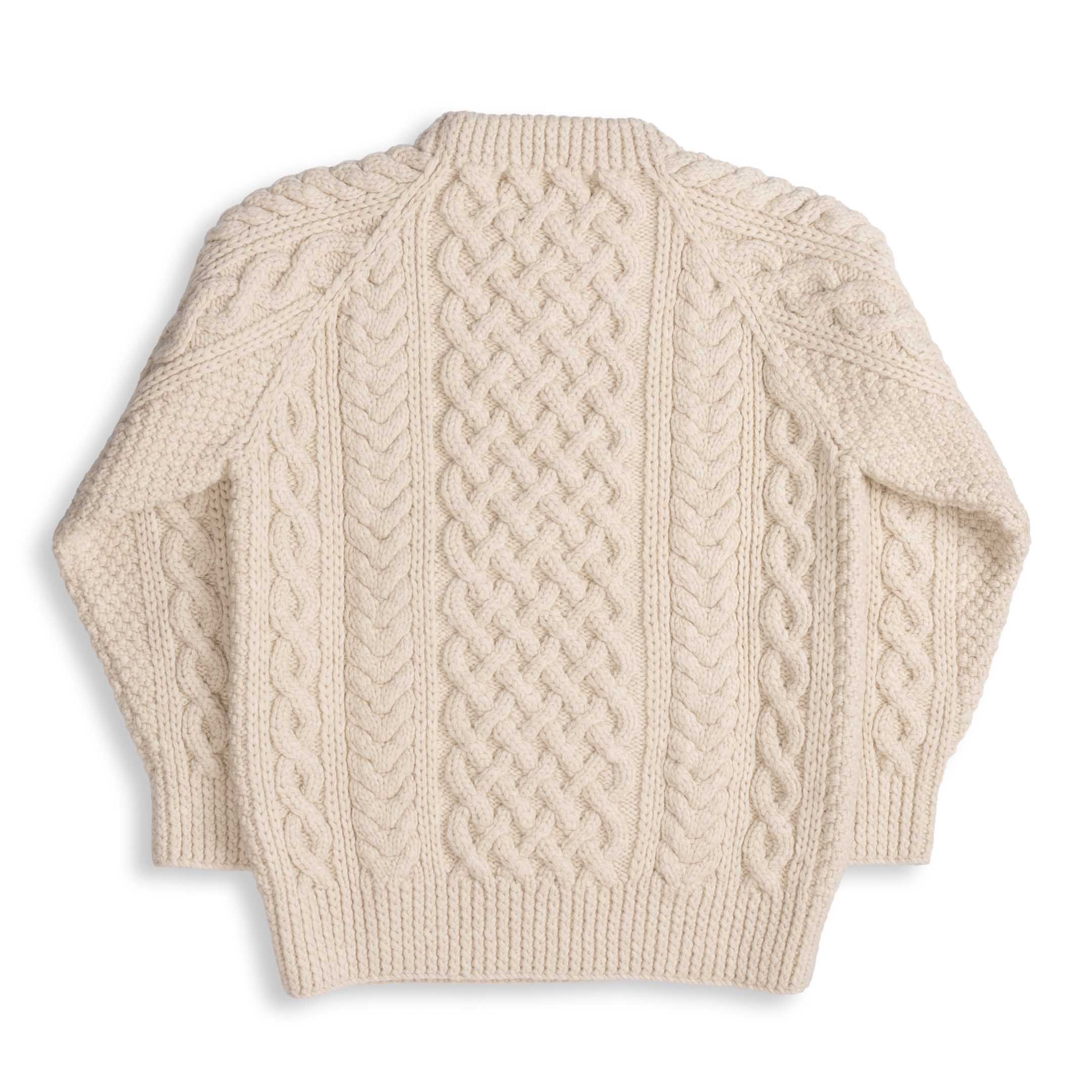 Allevol x Inverallan 1A Country Meetings Crew Neck Sweater Merino Lambswool Linen 280 - Image 2