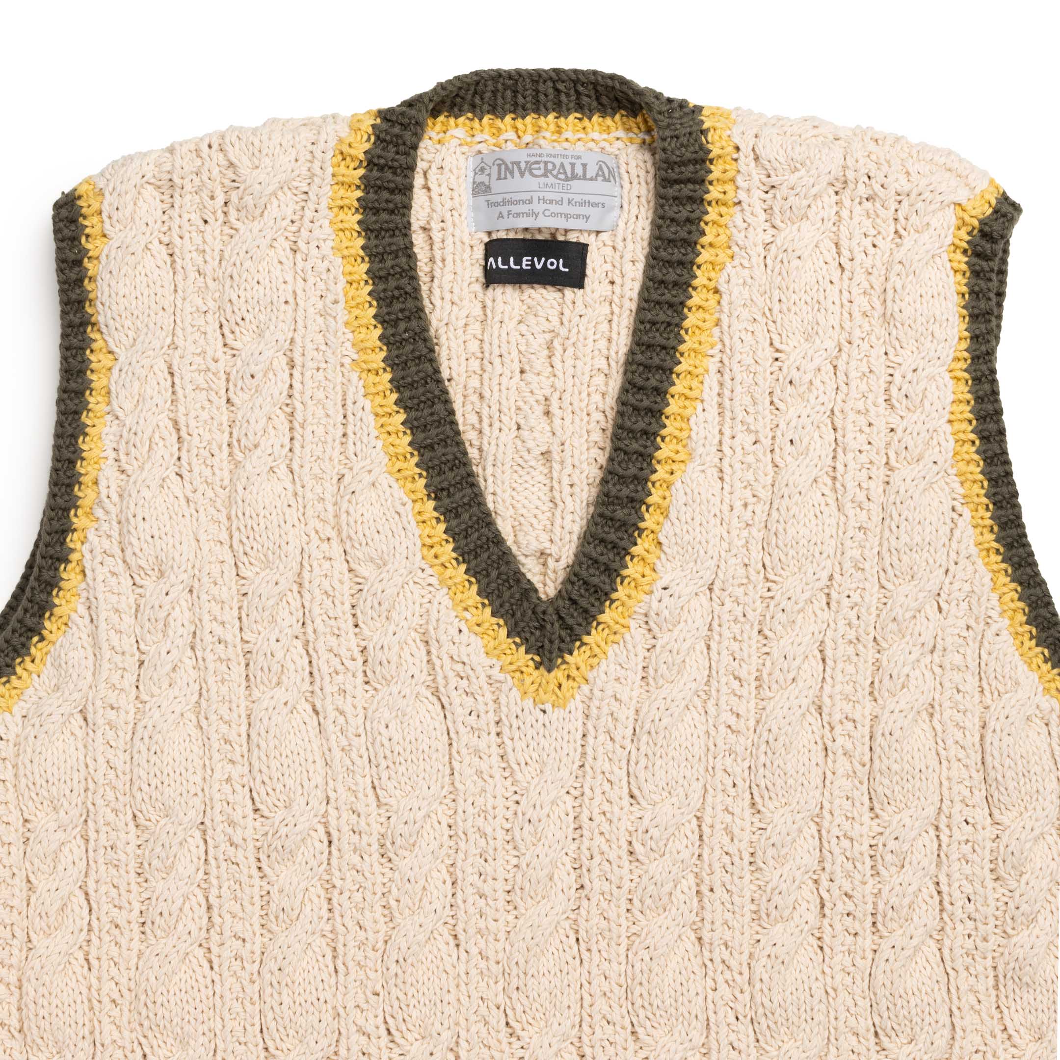 Allevol x Inverallan 35E Cricket Slipover Ecru - Image 3
