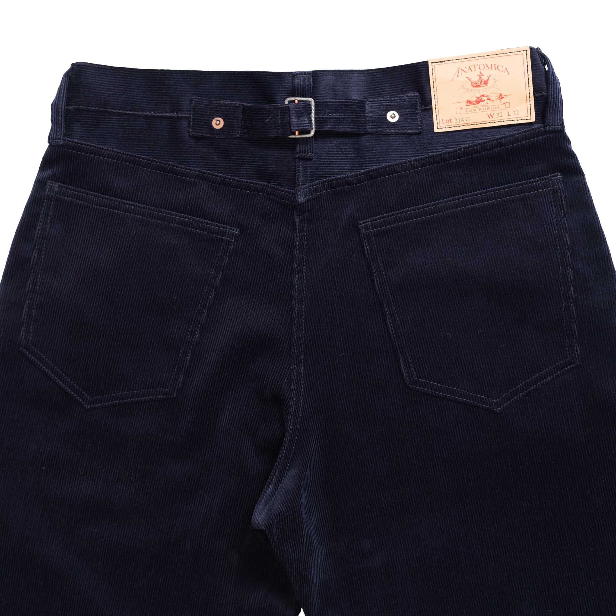 Anatomica 314 Gary Corduroy Trousers Navy - Image 4