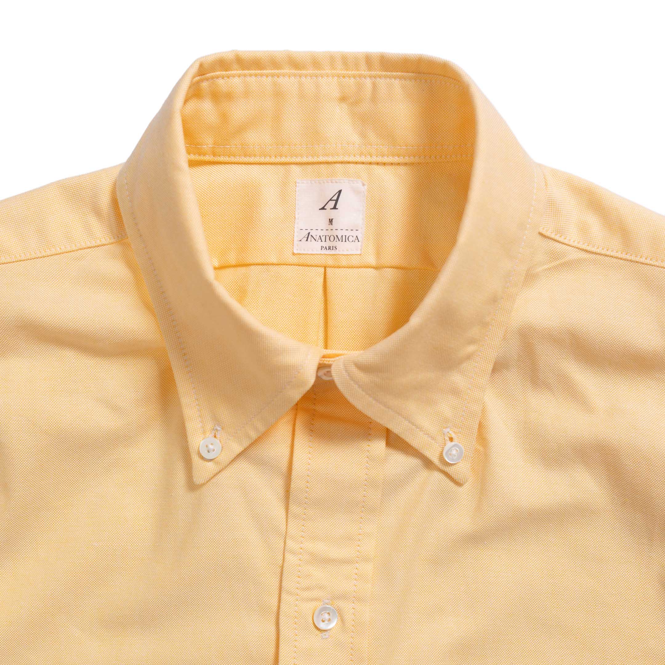 Anatomica BD Ideal Oxford Shirt Dull Maize - Image 3