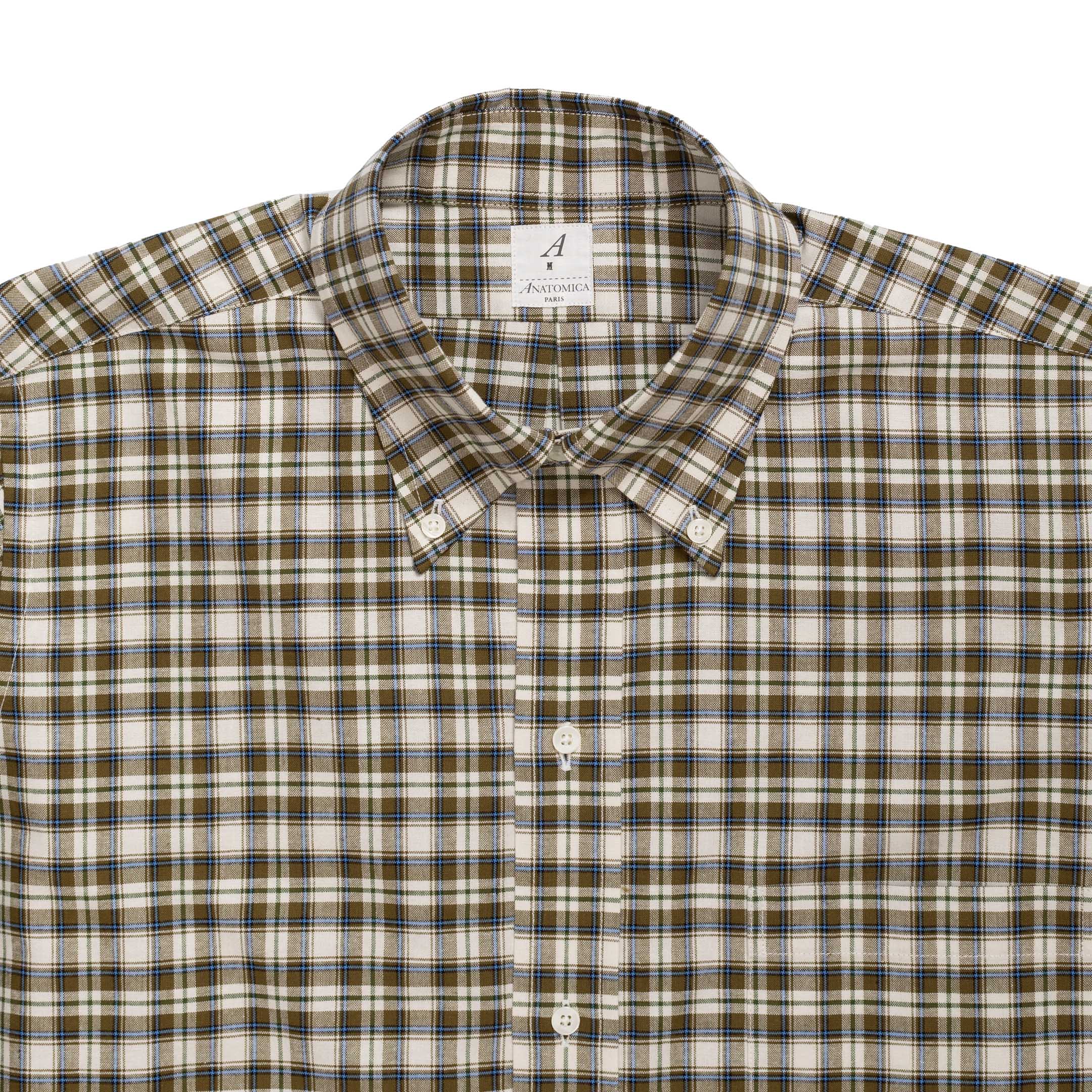 Anatomica BD Shirt BB Plaid Olive - Image 2