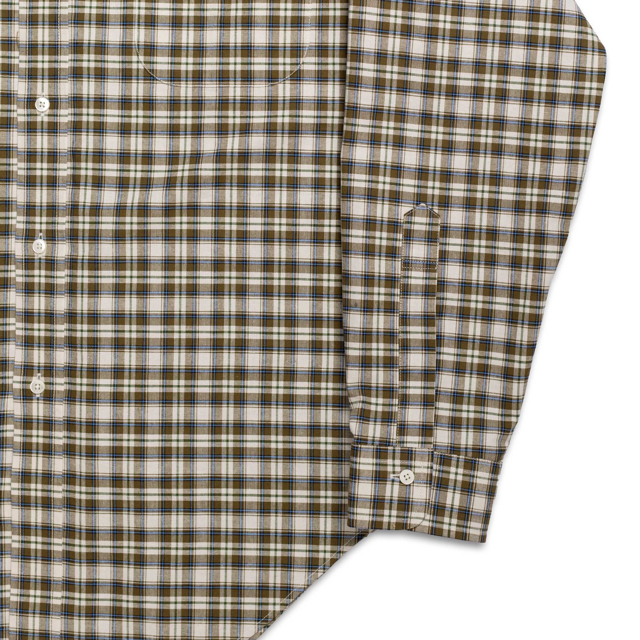 Anatomica BD Shirt BB Plaid Olive - Image 4