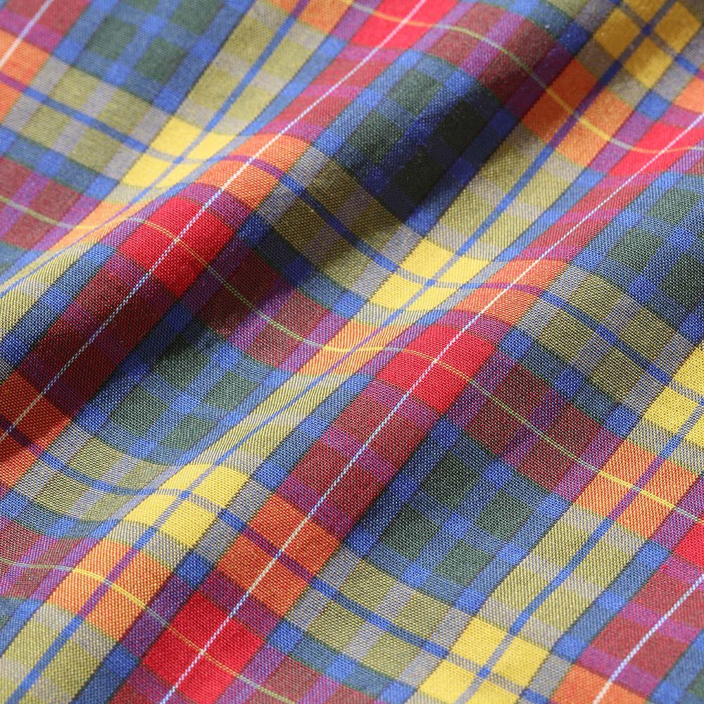 Anatomica BD Shirt Broad Tartan Multi Colour 1 - Image 8