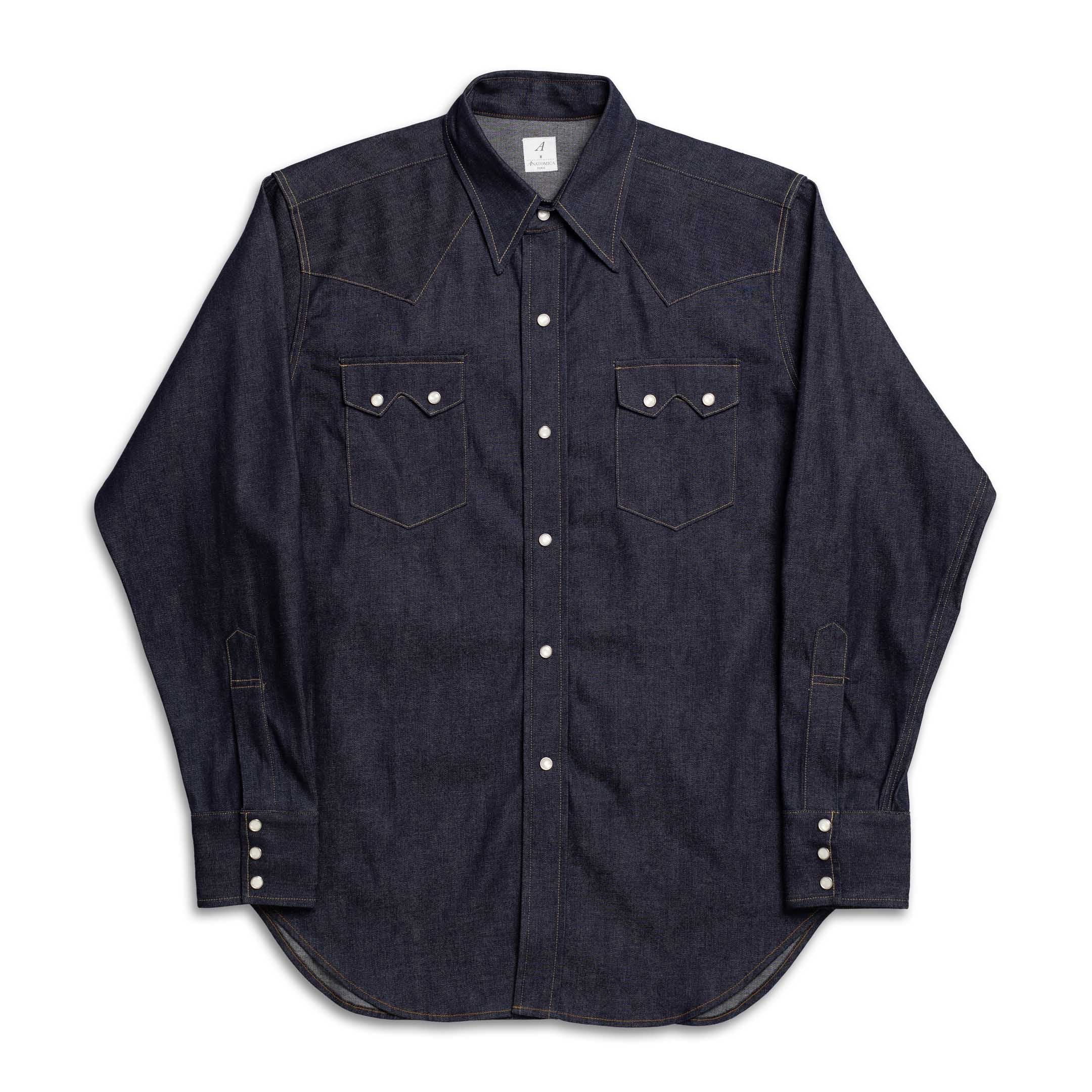 Anatomica Denim Western Shirt Indigo