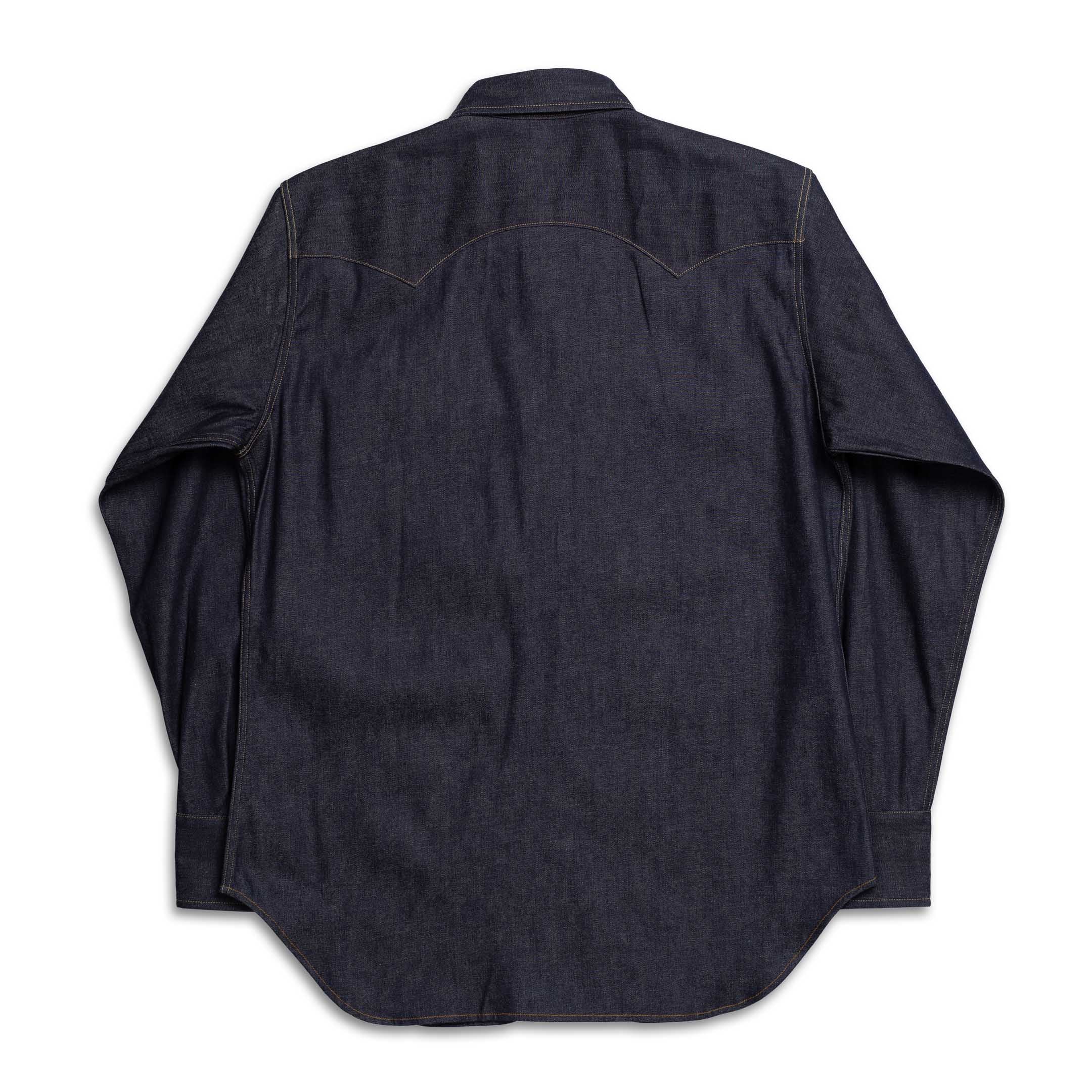 Anatomica Denim Western Shirt Indigo - Image 5