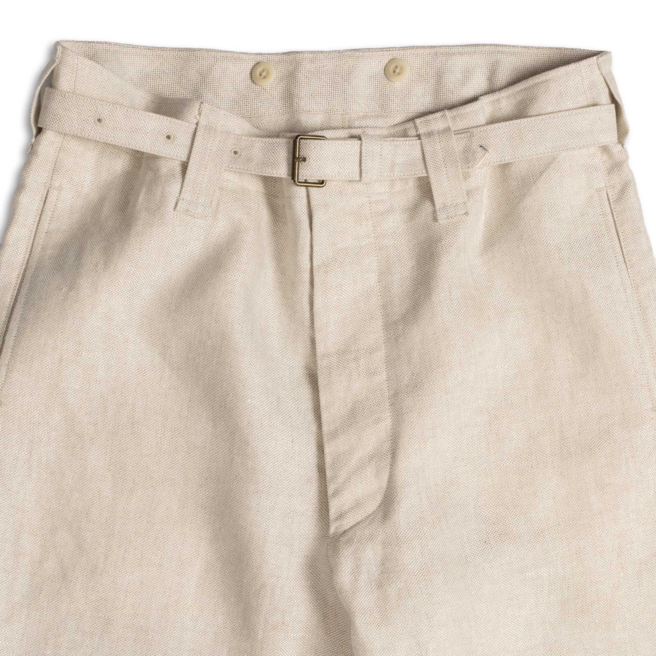 Anatomica Docker Pants Linen Canvas Natrual - Image 3