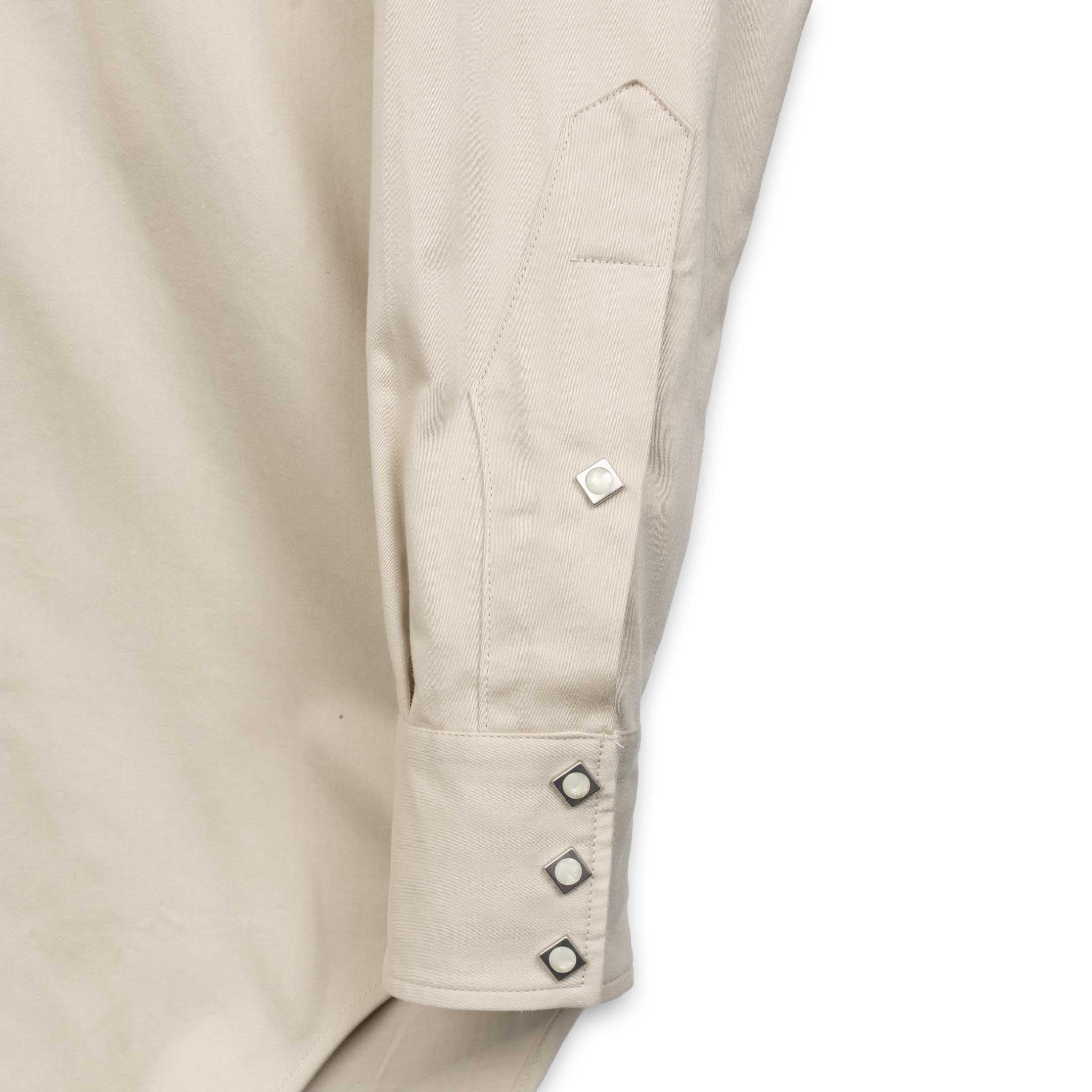 Anatomica Harrison Shirt Sateen Beige - Image 4