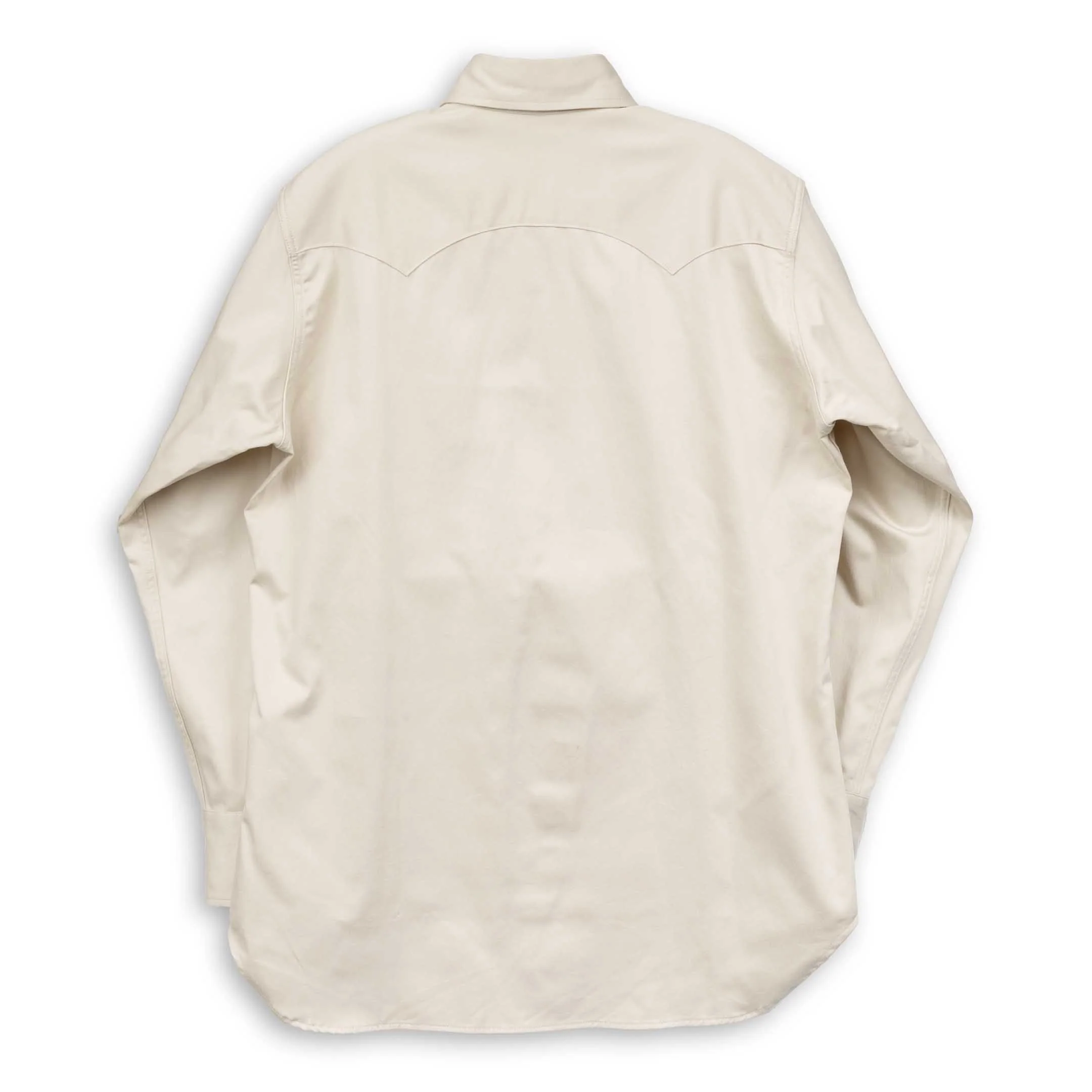 Anatomica Harrison Shirt Sateen Beige - Image 5