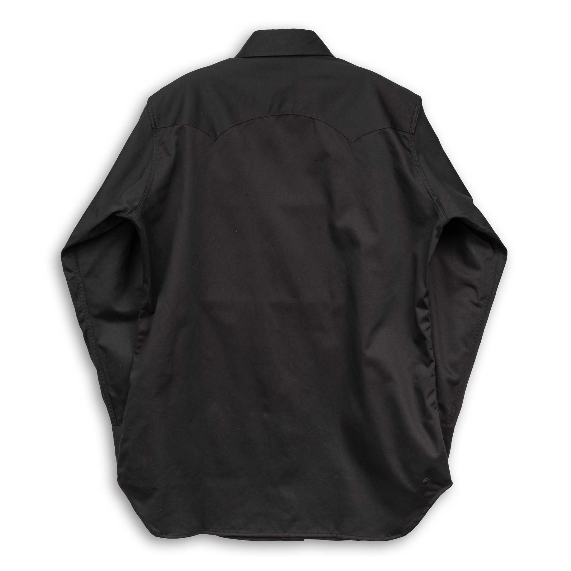 Anatomica Harrison Shirt Sateen Black - Image 5