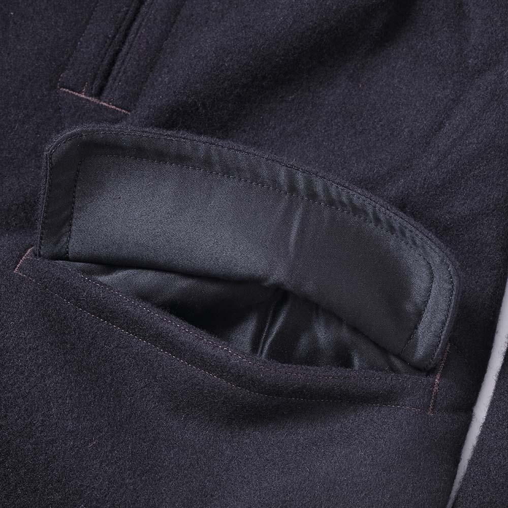 Anatomica Pea Coat Long Navy - Image 5
