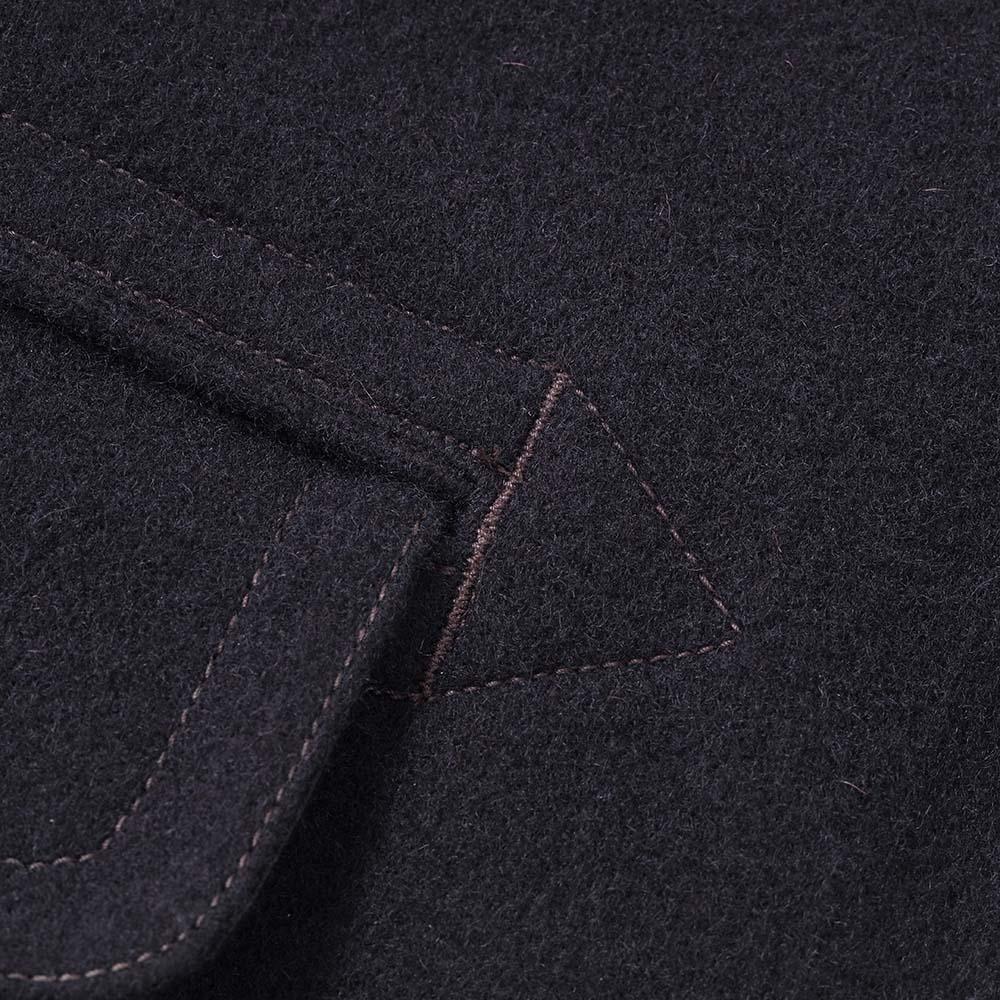 Anatomica Pea Coat Long Navy - Image 7