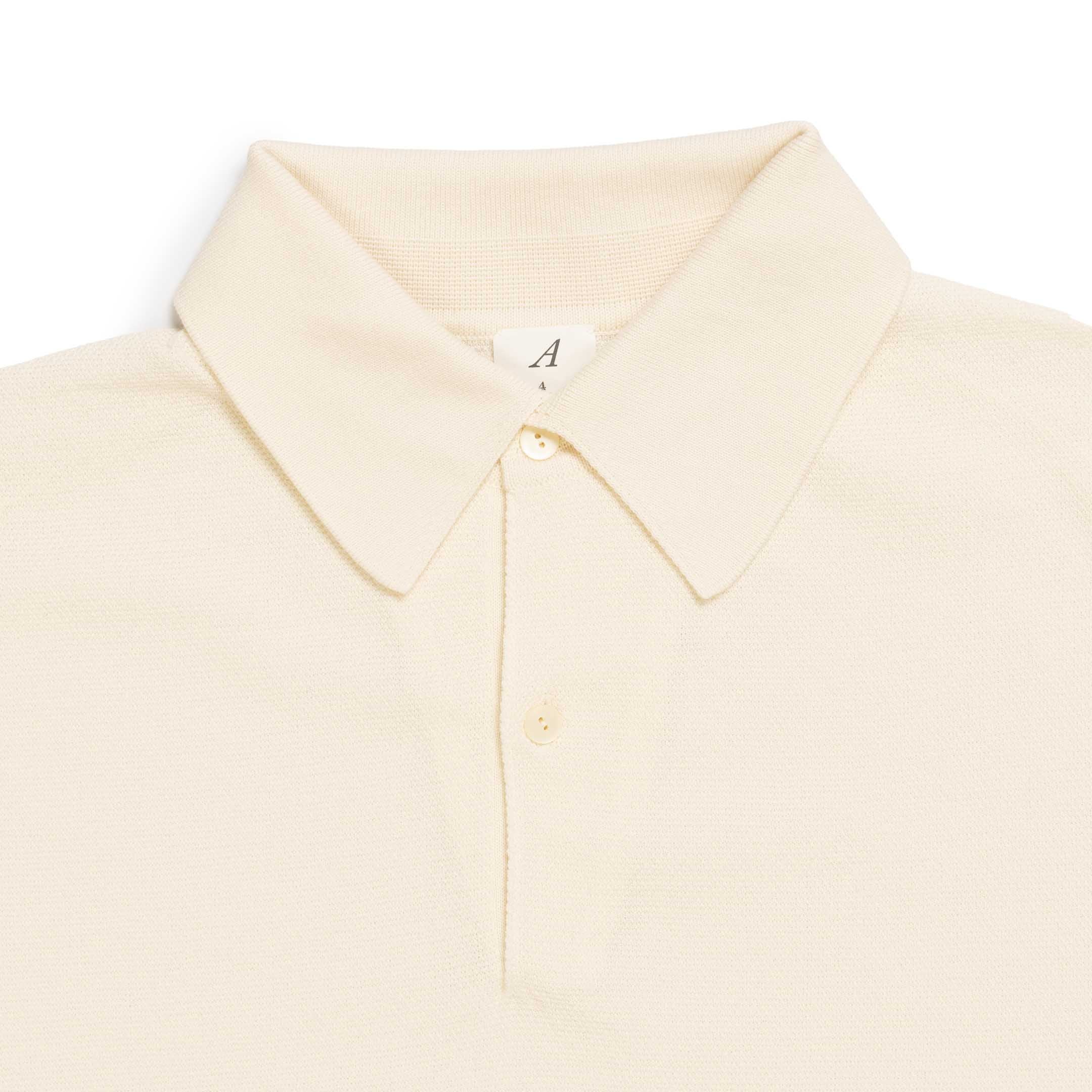Anatomica Statham Knit Polo Natural - Image 3