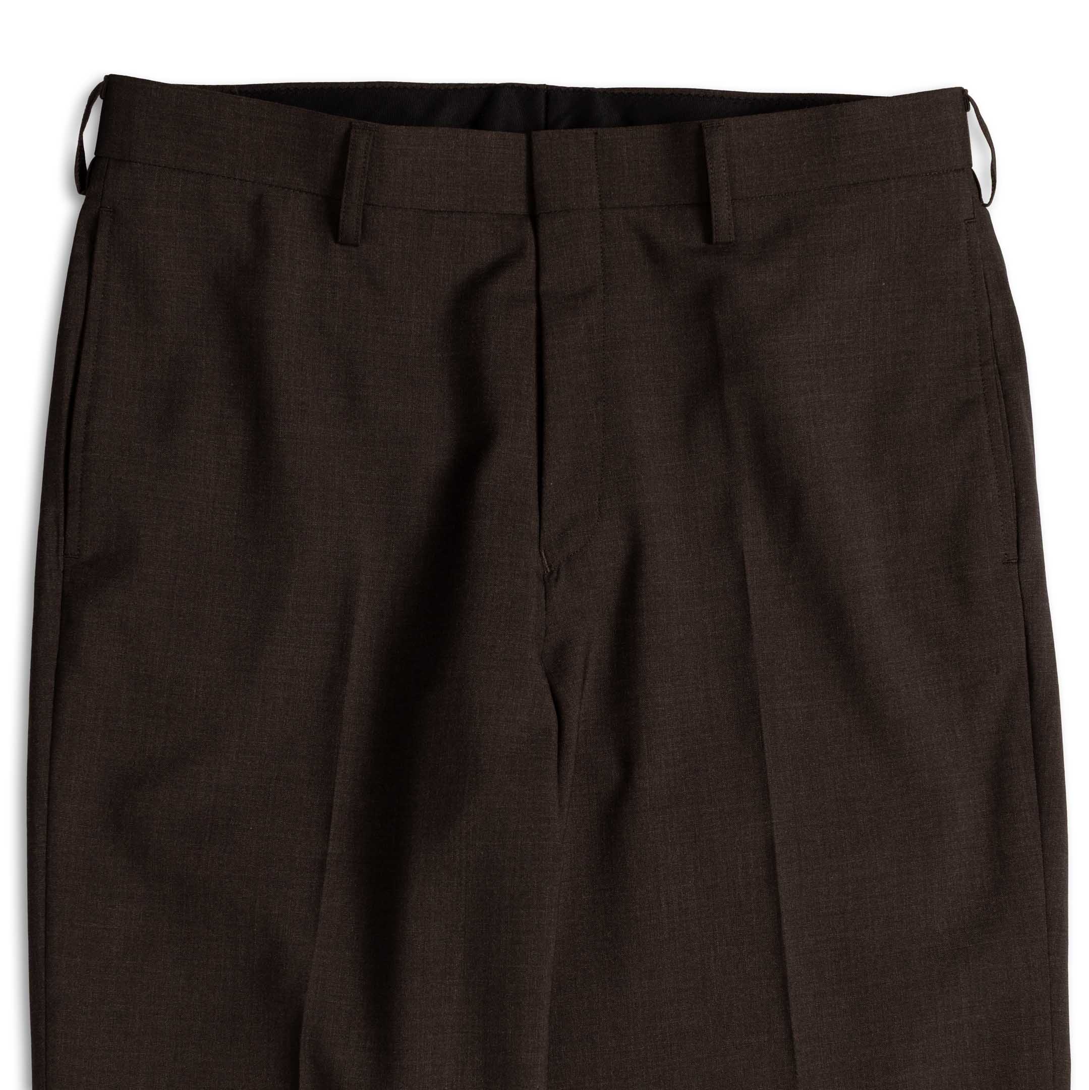 Anatomica Trim Stem Pants Summer Wool Brown - Image 3