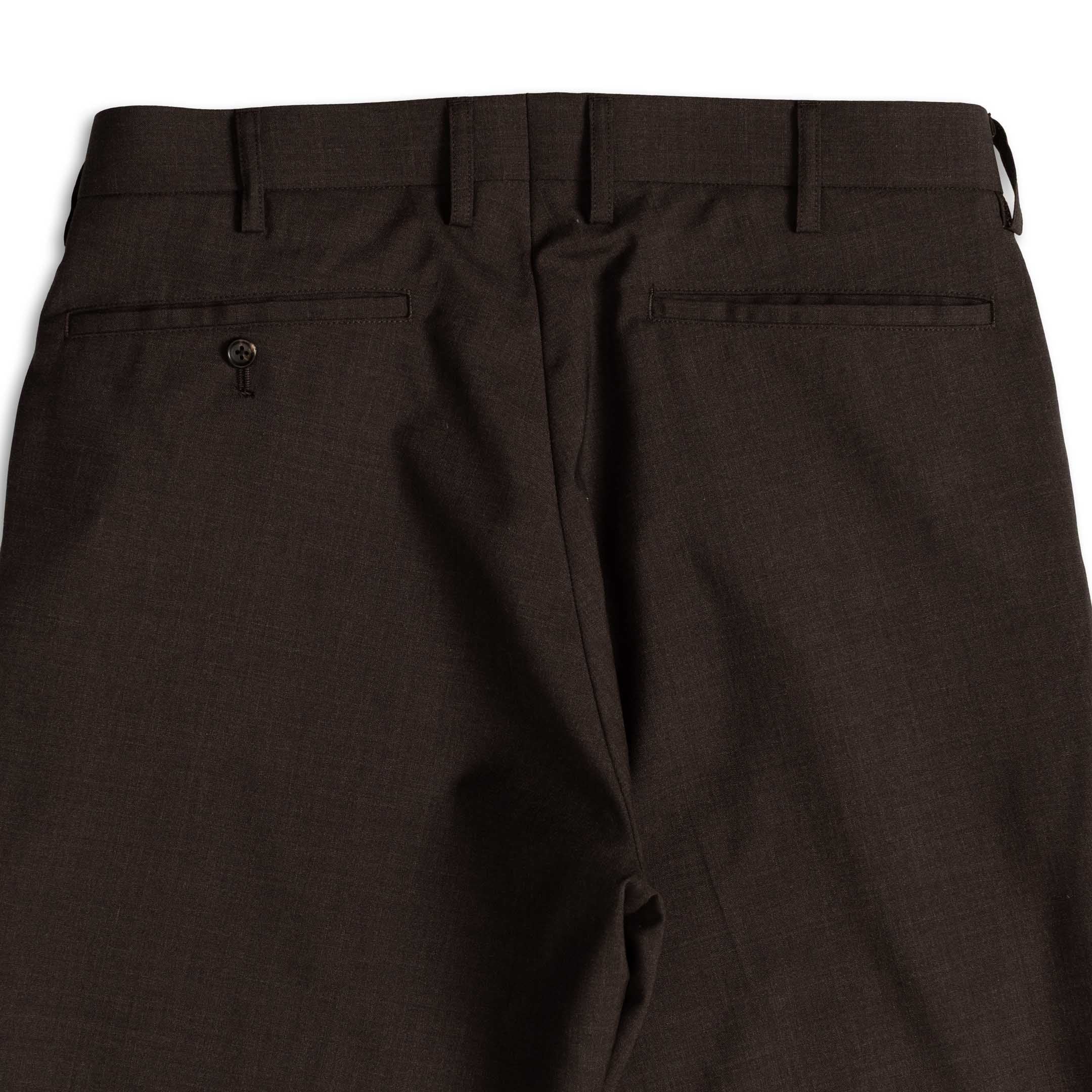 Anatomica Trim Stem Pants Summer Wool Brown - Image 4