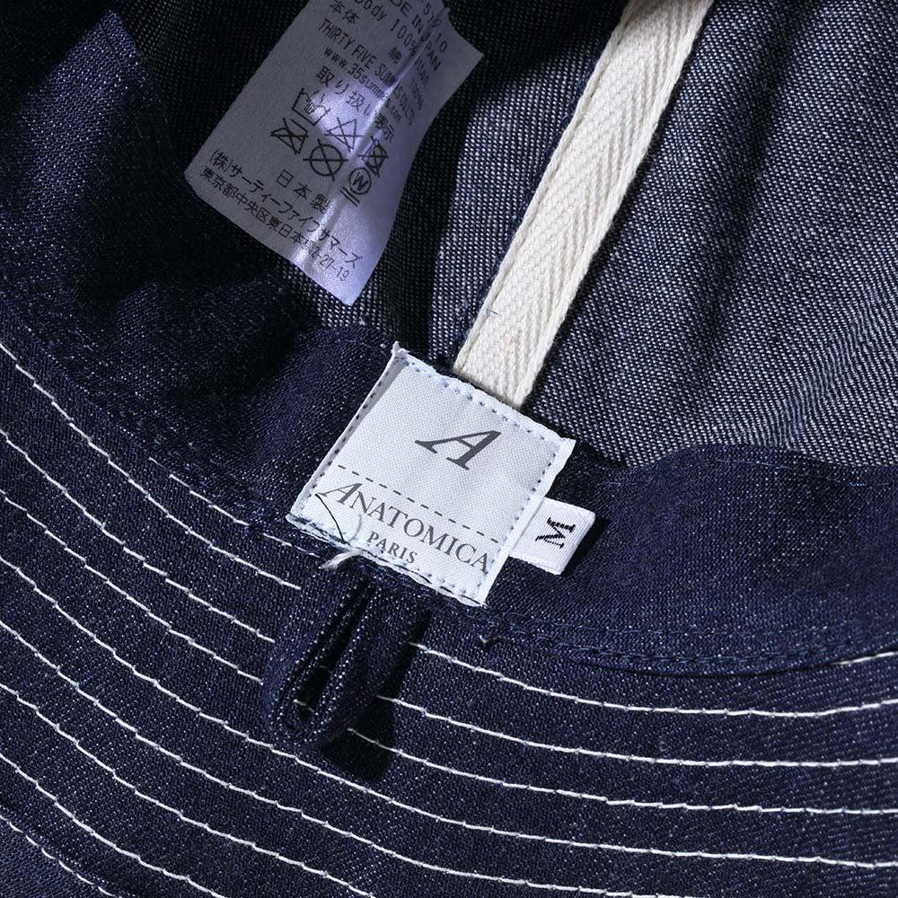 Anatomica US Army 1937 Denim Hat Indigo - Image 2