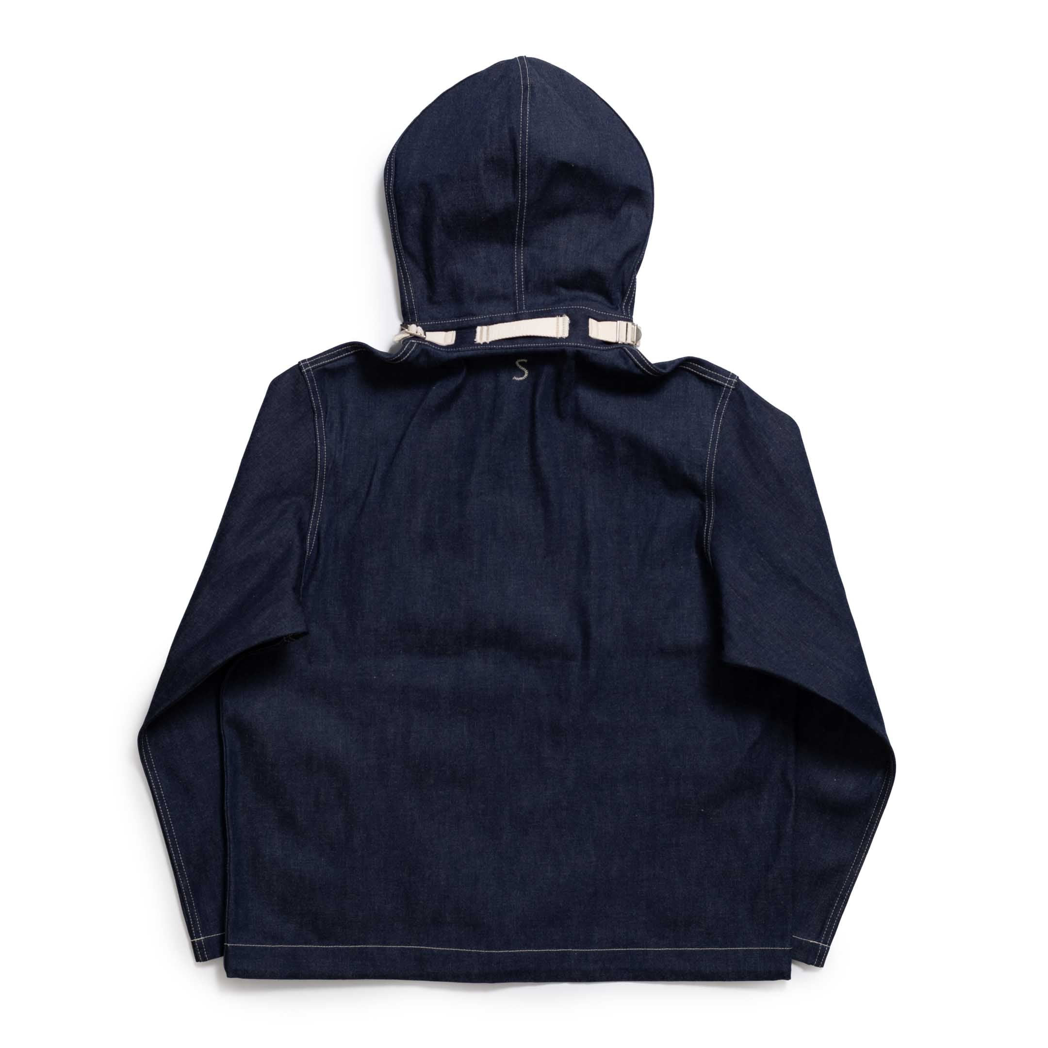 Anatomica USN Gunners Parka Indigo Denim - Image 4