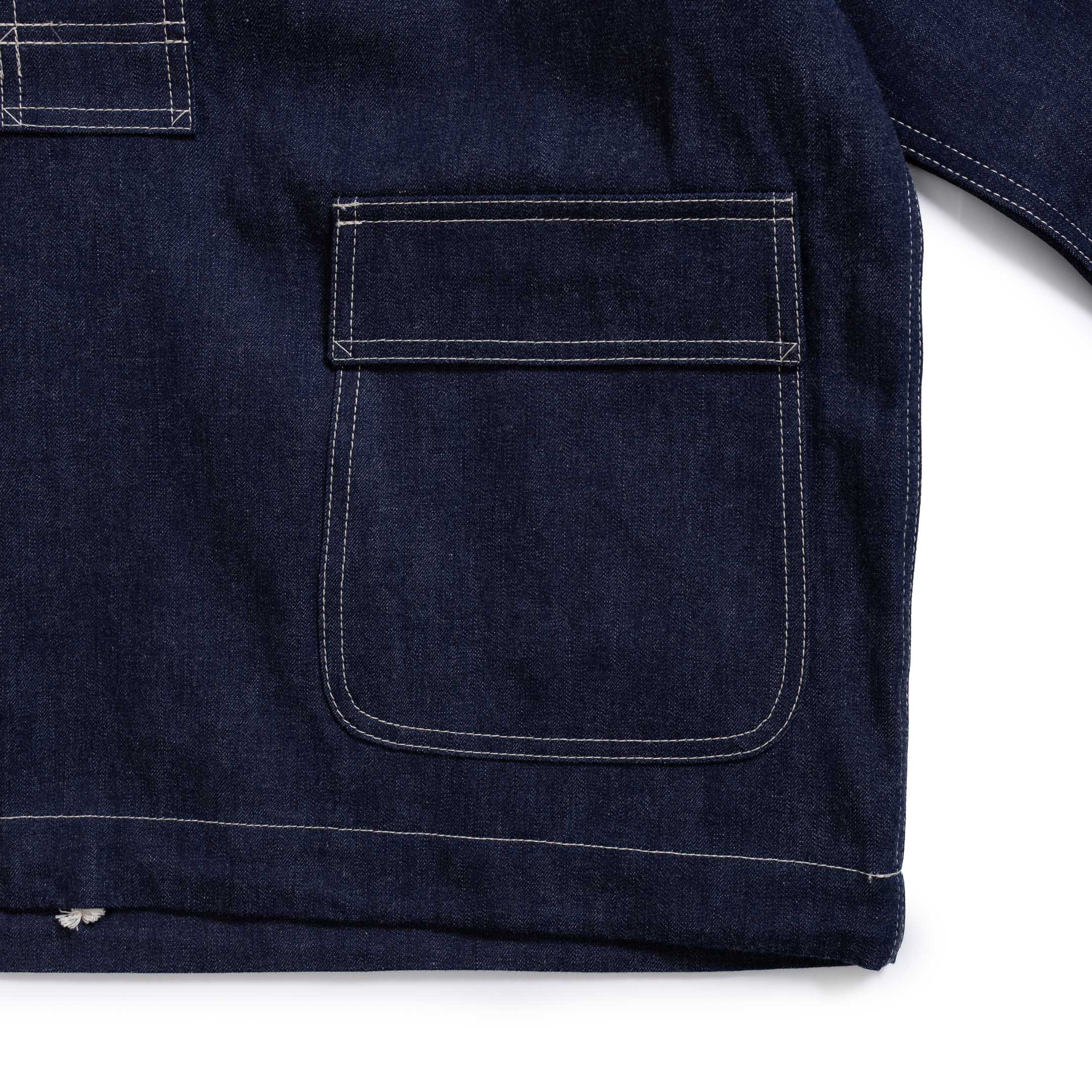 Anatomica USN Gunners Parka Indigo Denim - Image 5