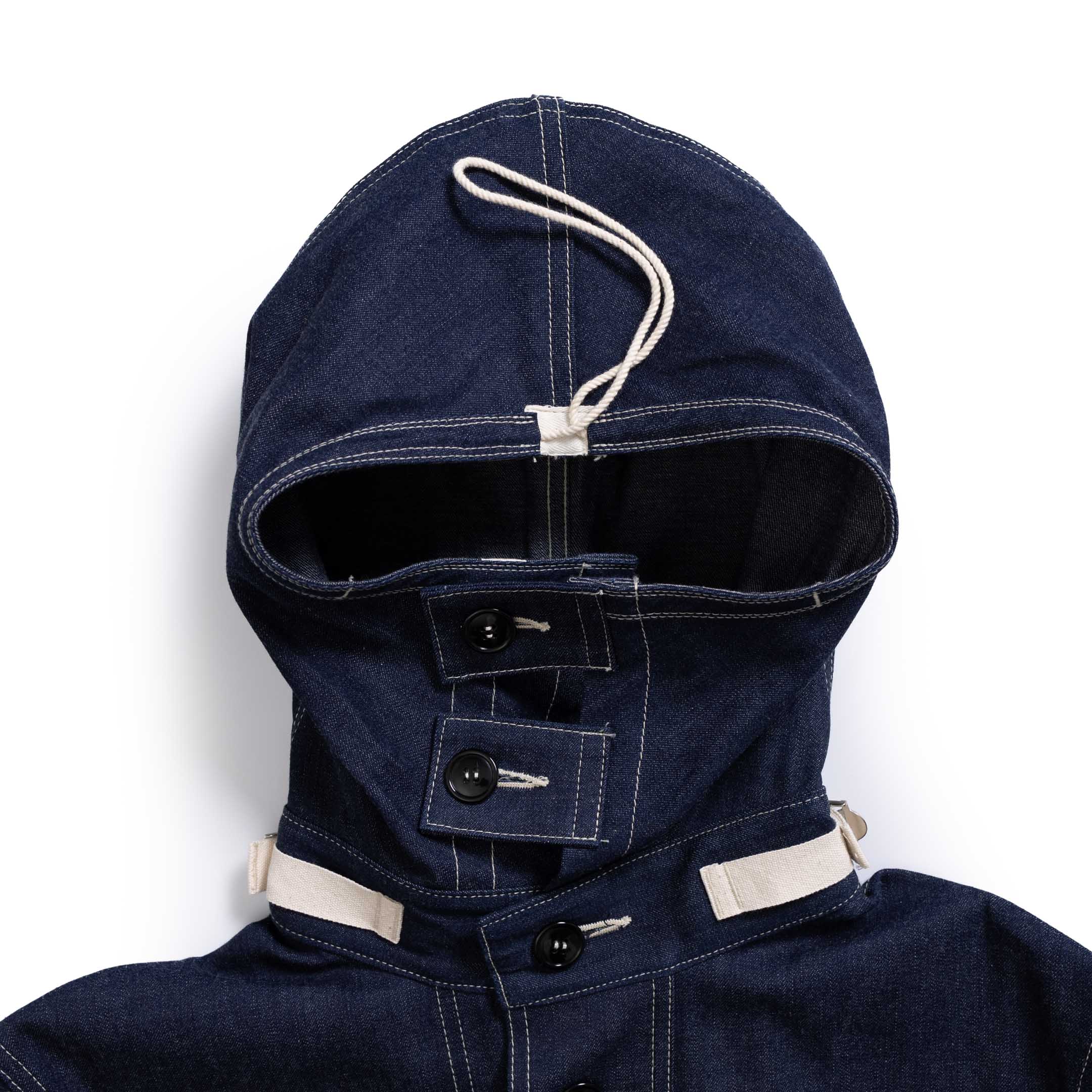 Anatomica USN Gunners Parka Indigo Denim - Image 7