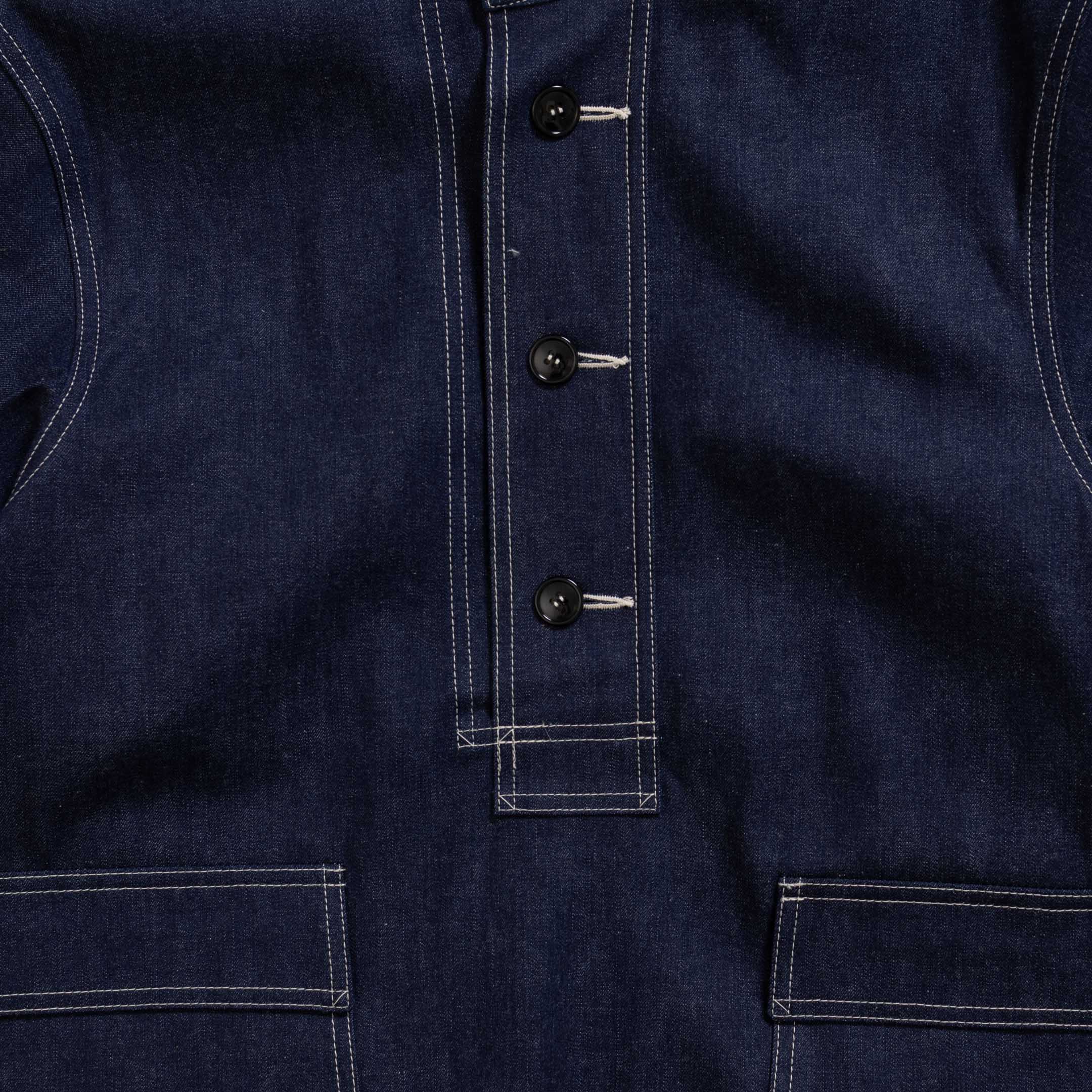 Anatomica USN Gunners Parka Indigo Denim - Image 8