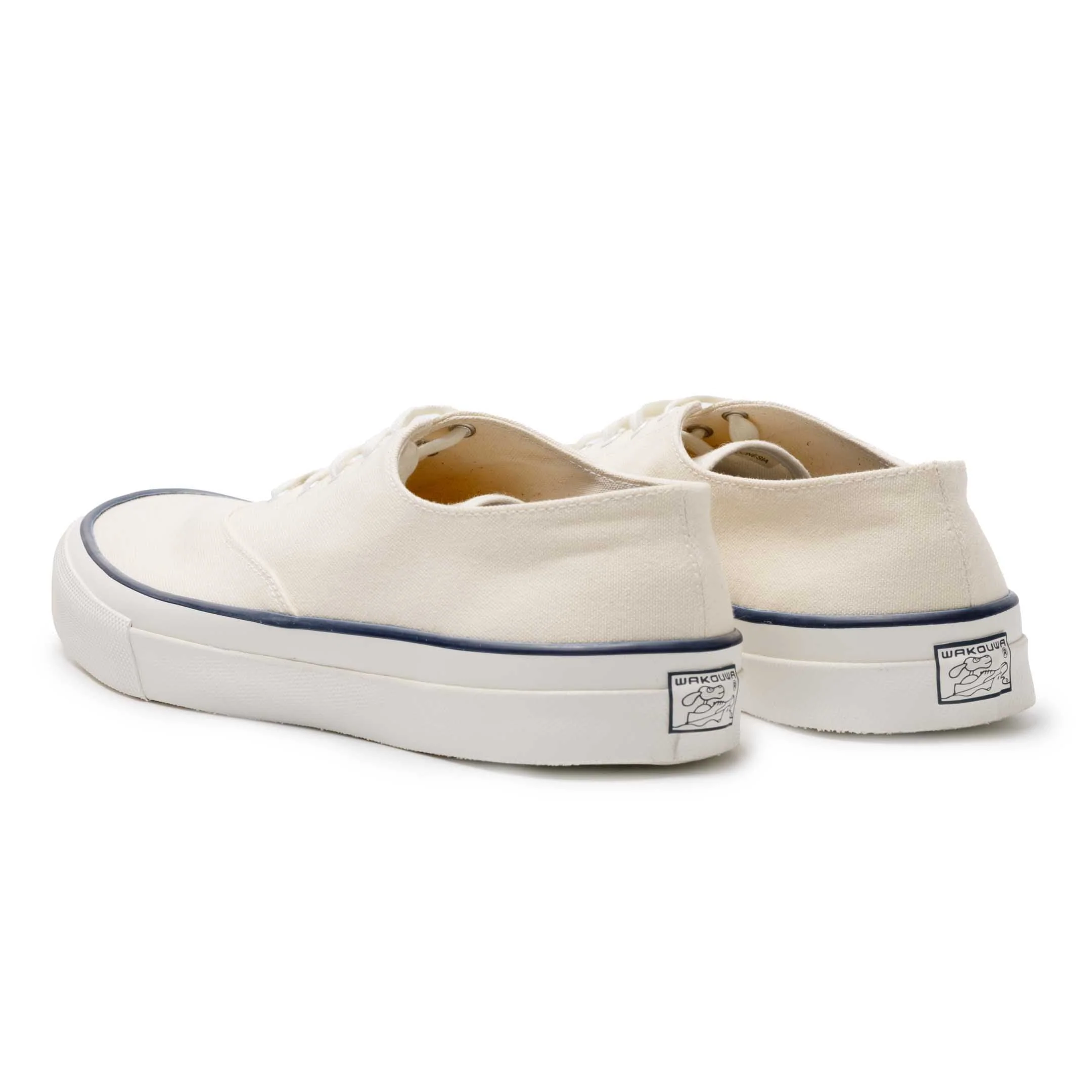 Anatomica x Wakouwa Deck Shoes Low Off White - Image 3