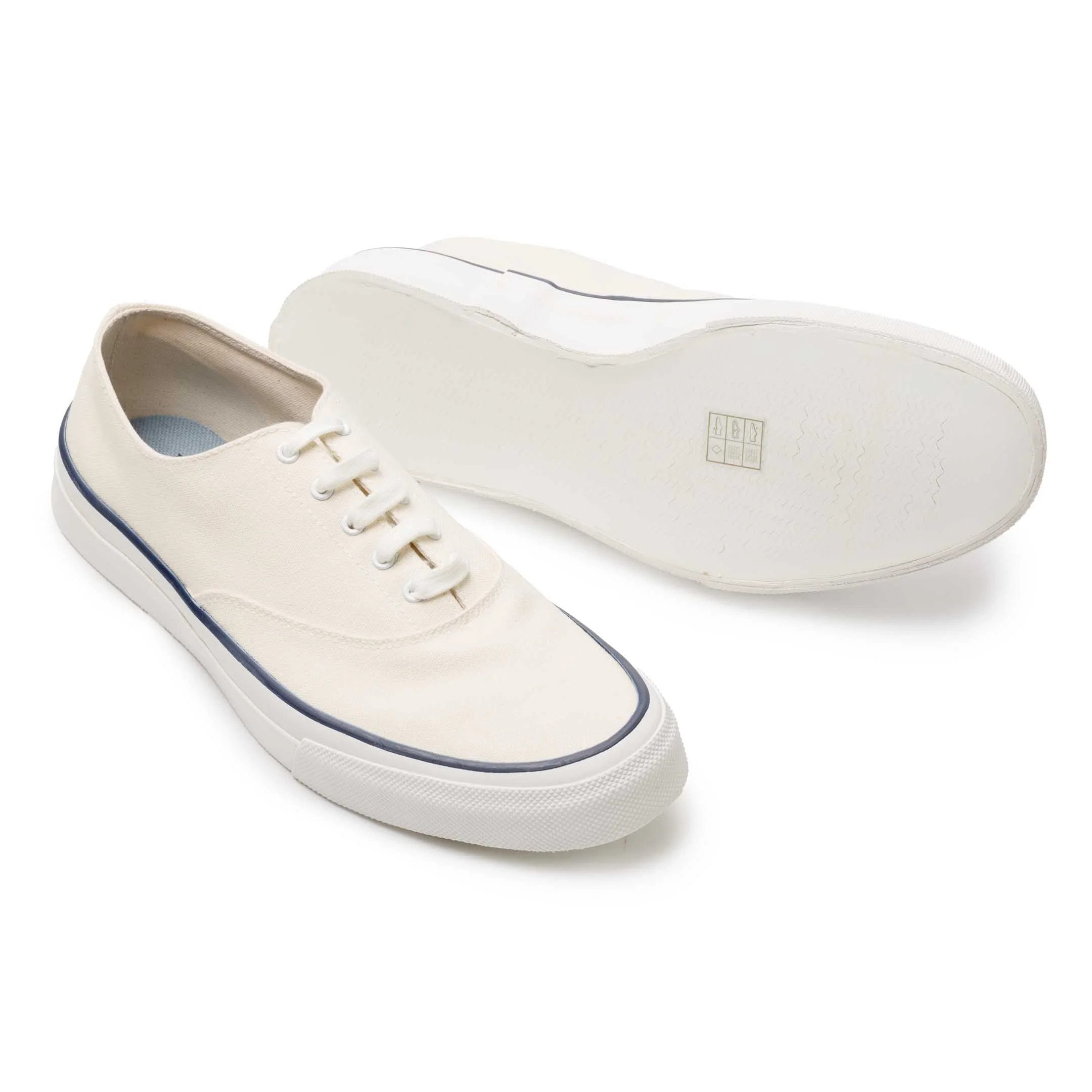 Anatomica x Wakouwa Deck Shoes Low Off White - Image 4