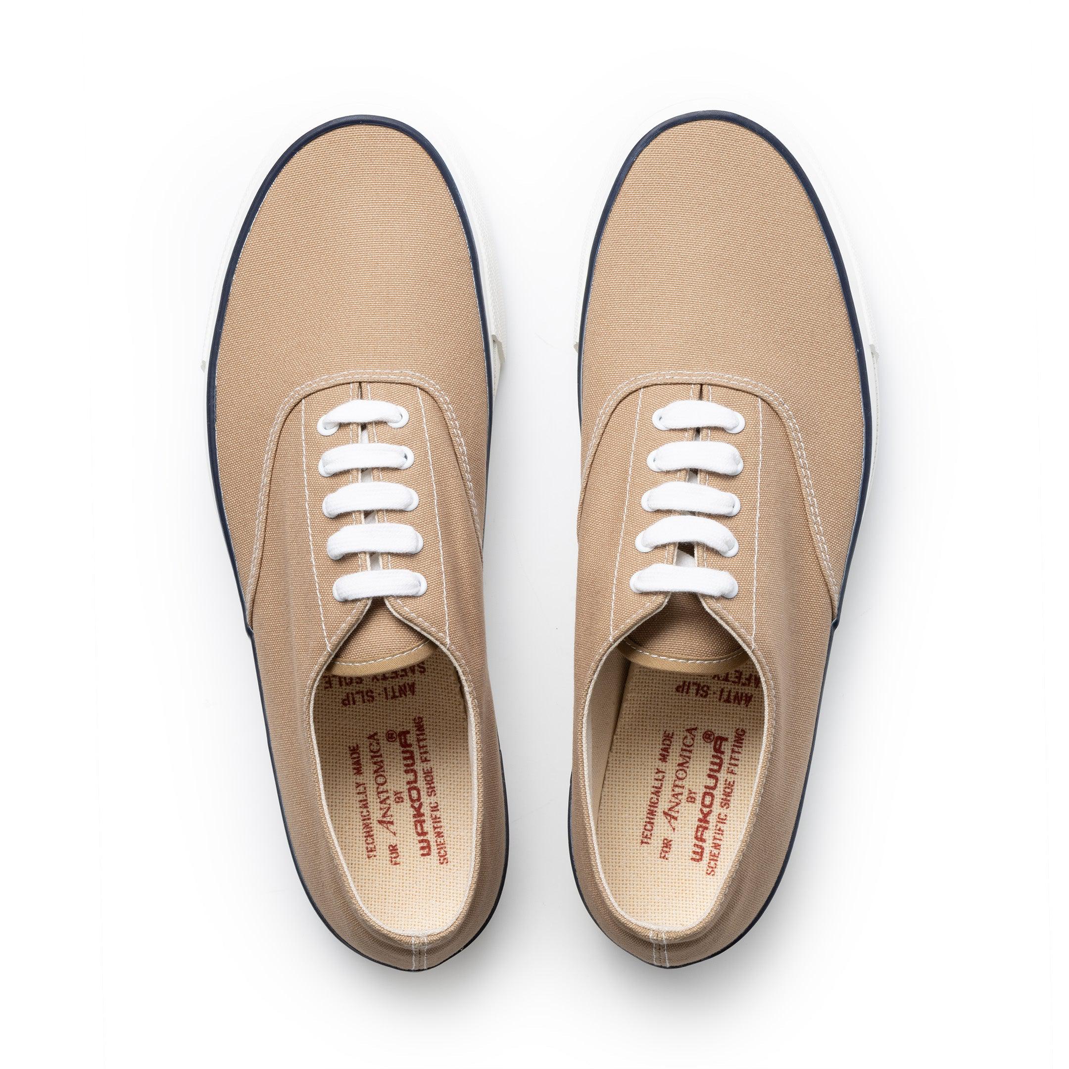 Anatomica x Wakouwa Deck Shoes Low Sand - Image 6