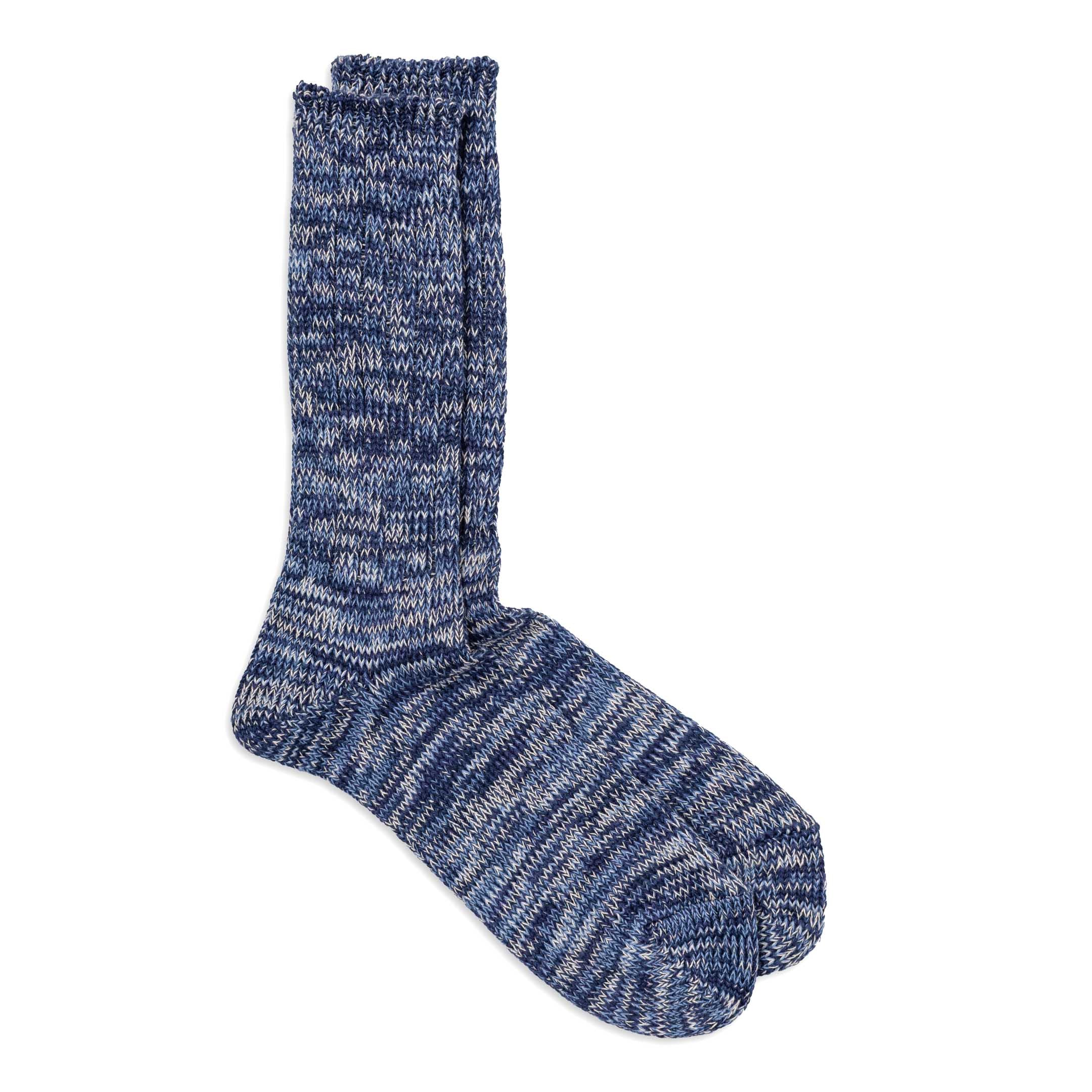 Anonymous Ism 5 Colour Mix Crew Sock Navy