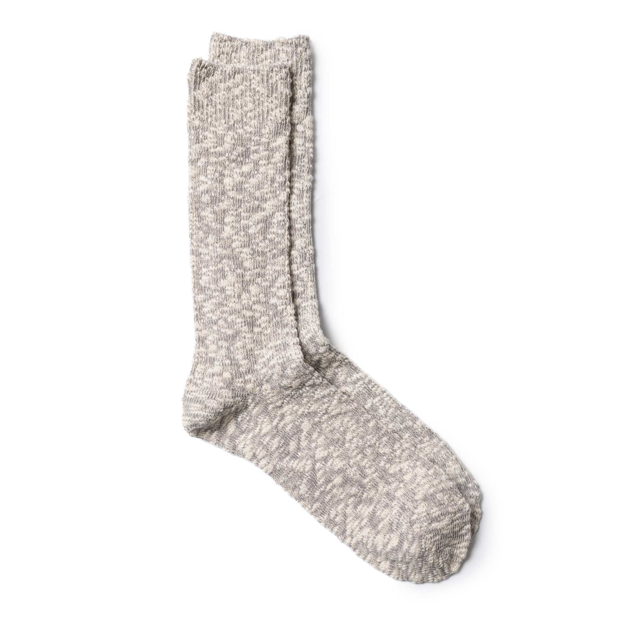 Anonymous Ism Light Slub Crew Sock M.Grey