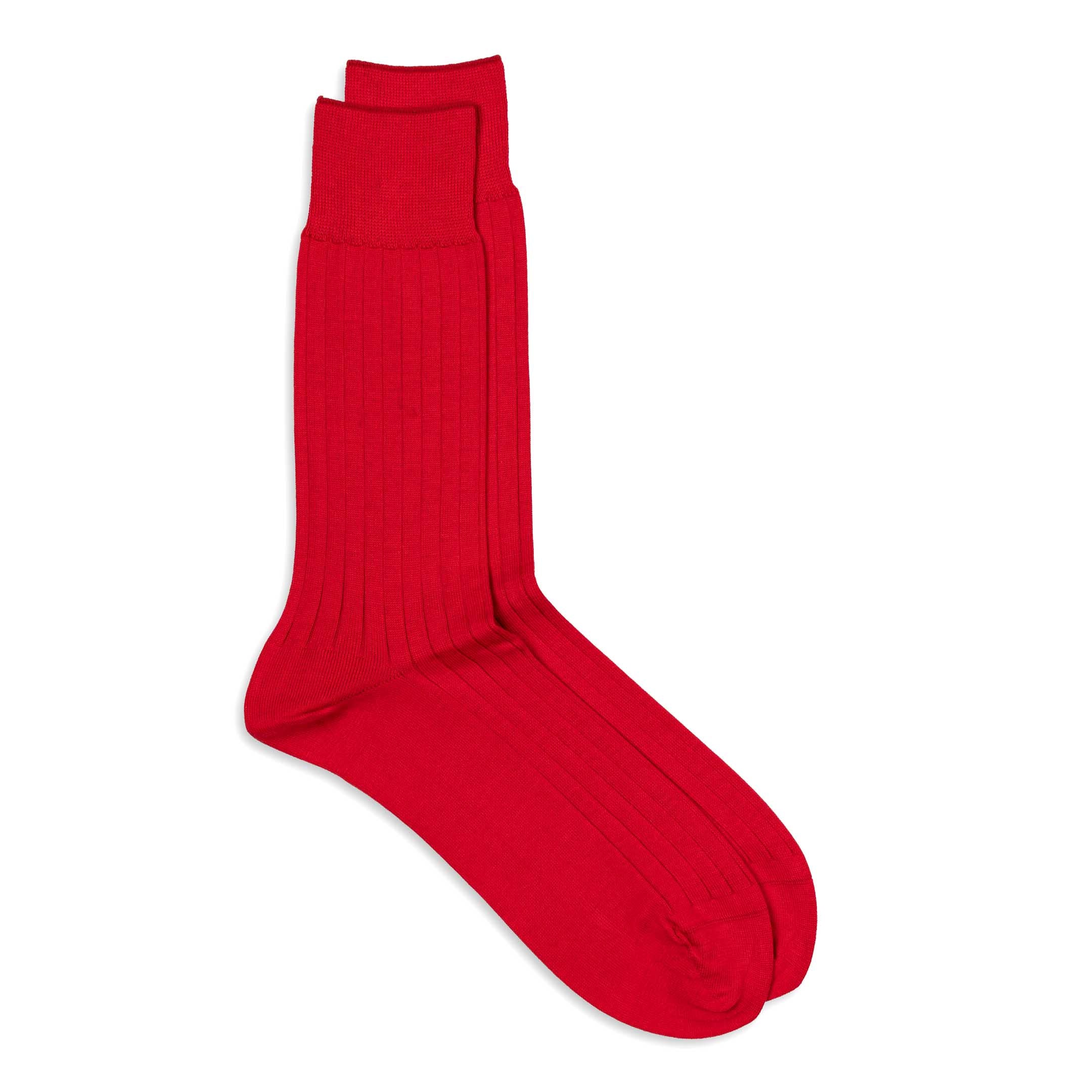Anonymous Ism Supima Dress Socks Red