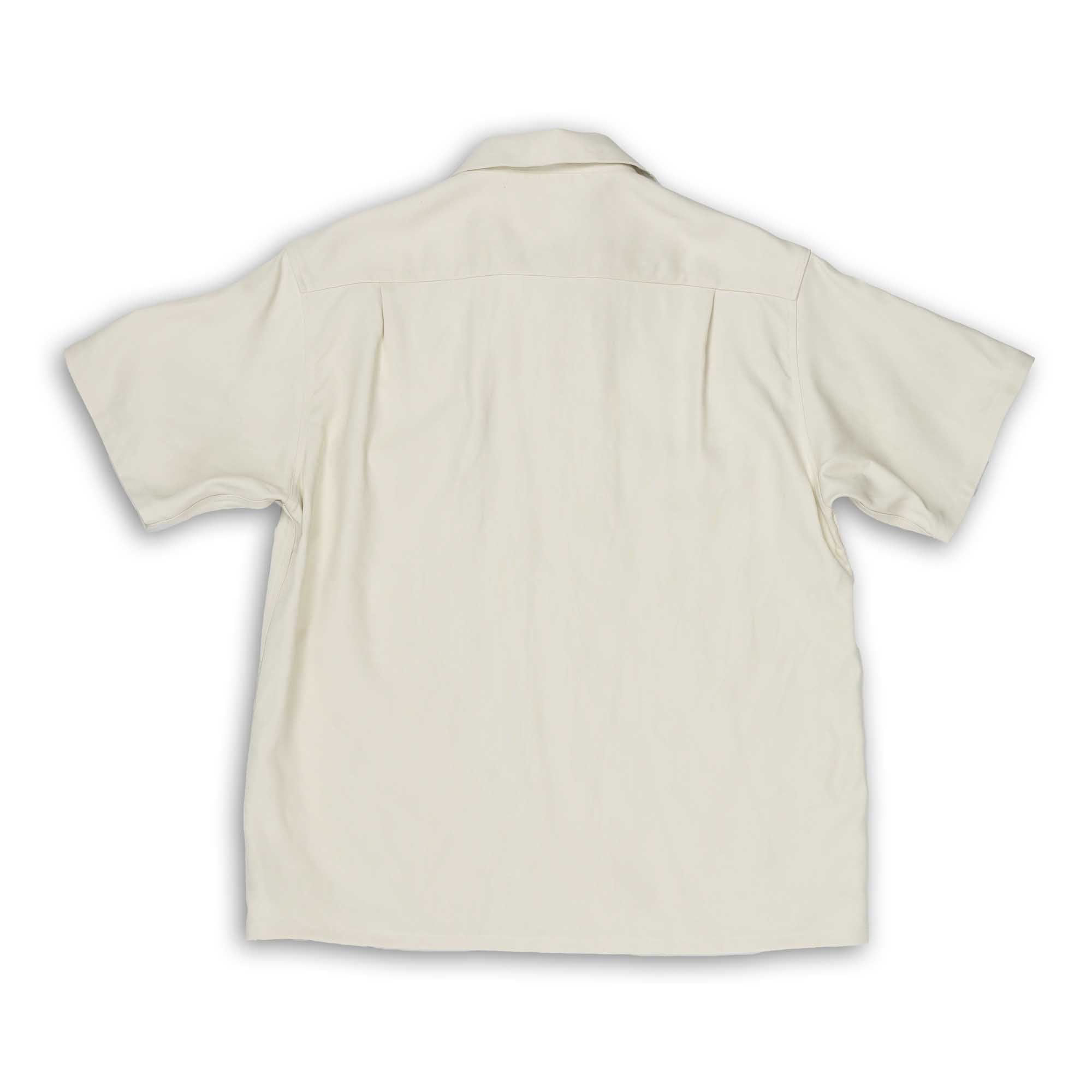 Attractions Flap Pocket Rayon Shirt S/S White - Image 3