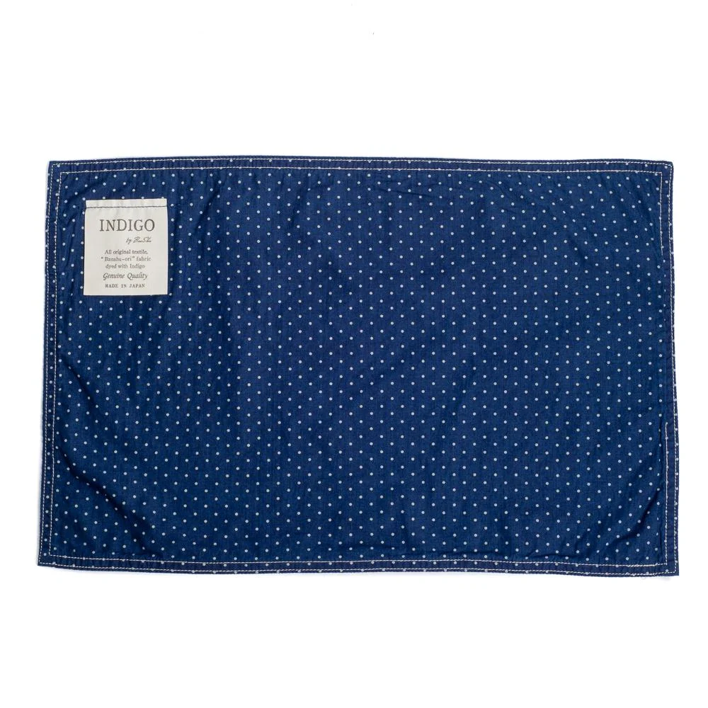 BasShu Place Mat Indigo Dot