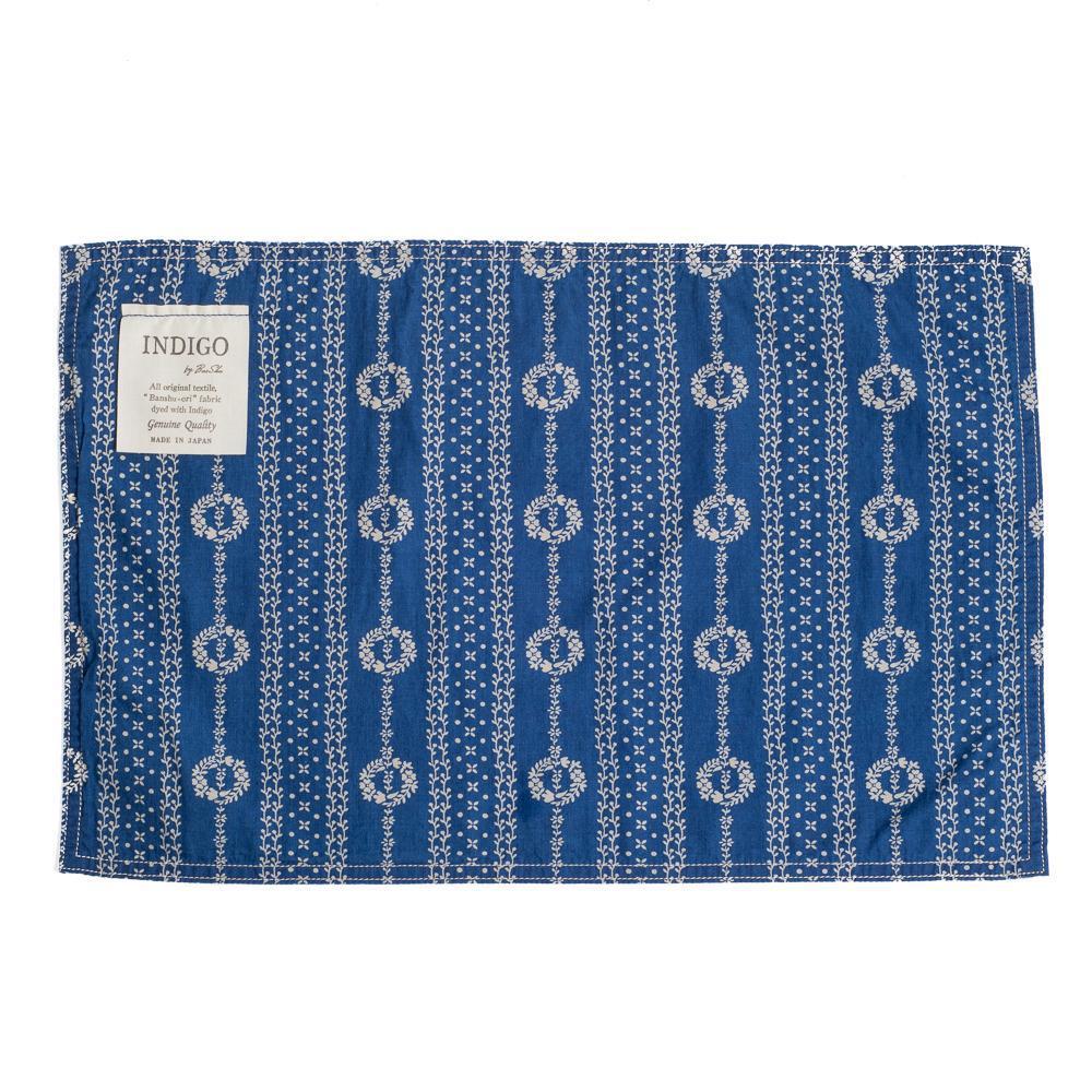 BasShu Place Mat Indigo Floret St
