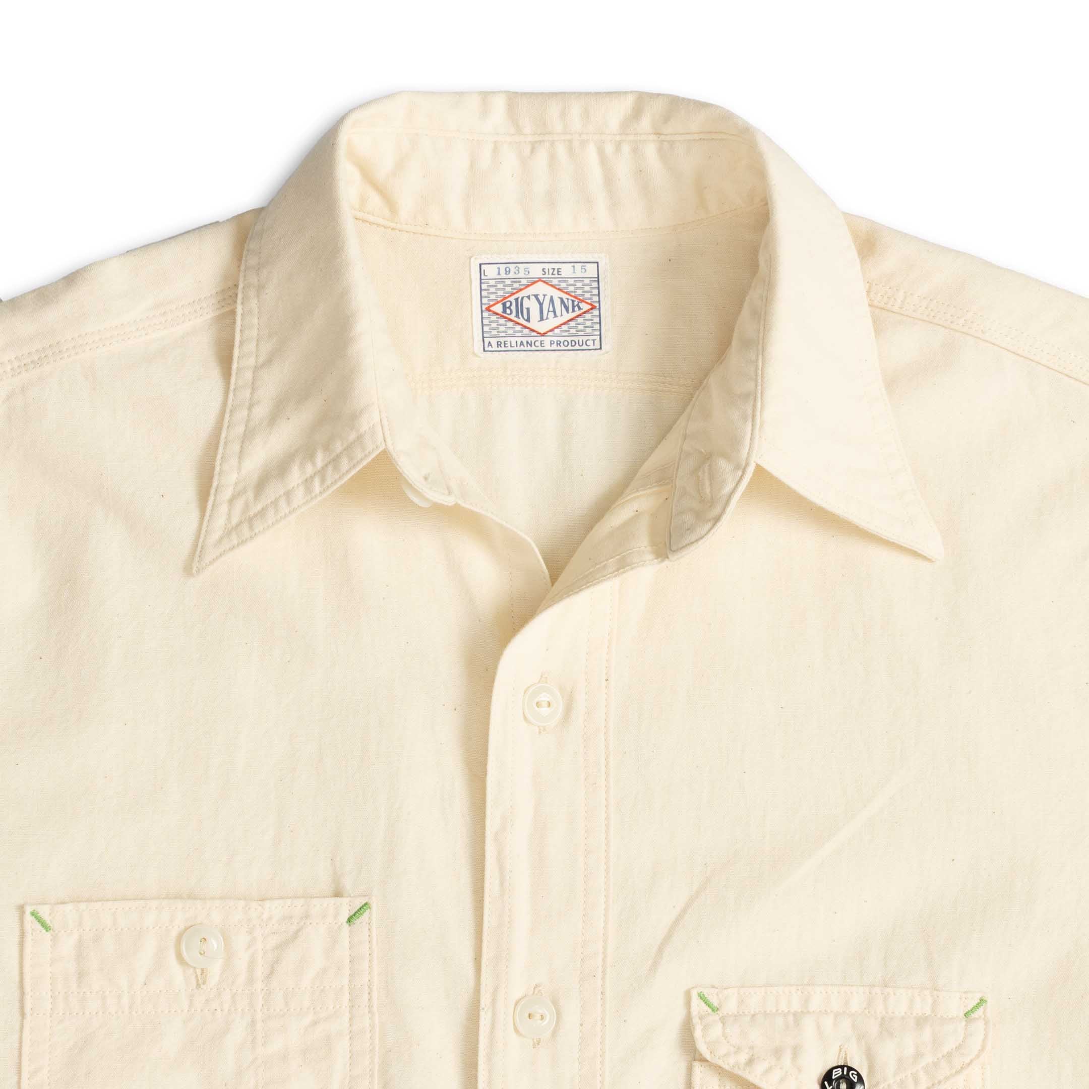 Big Yank 1935 Original Chambray Shirt Natural - Image 3