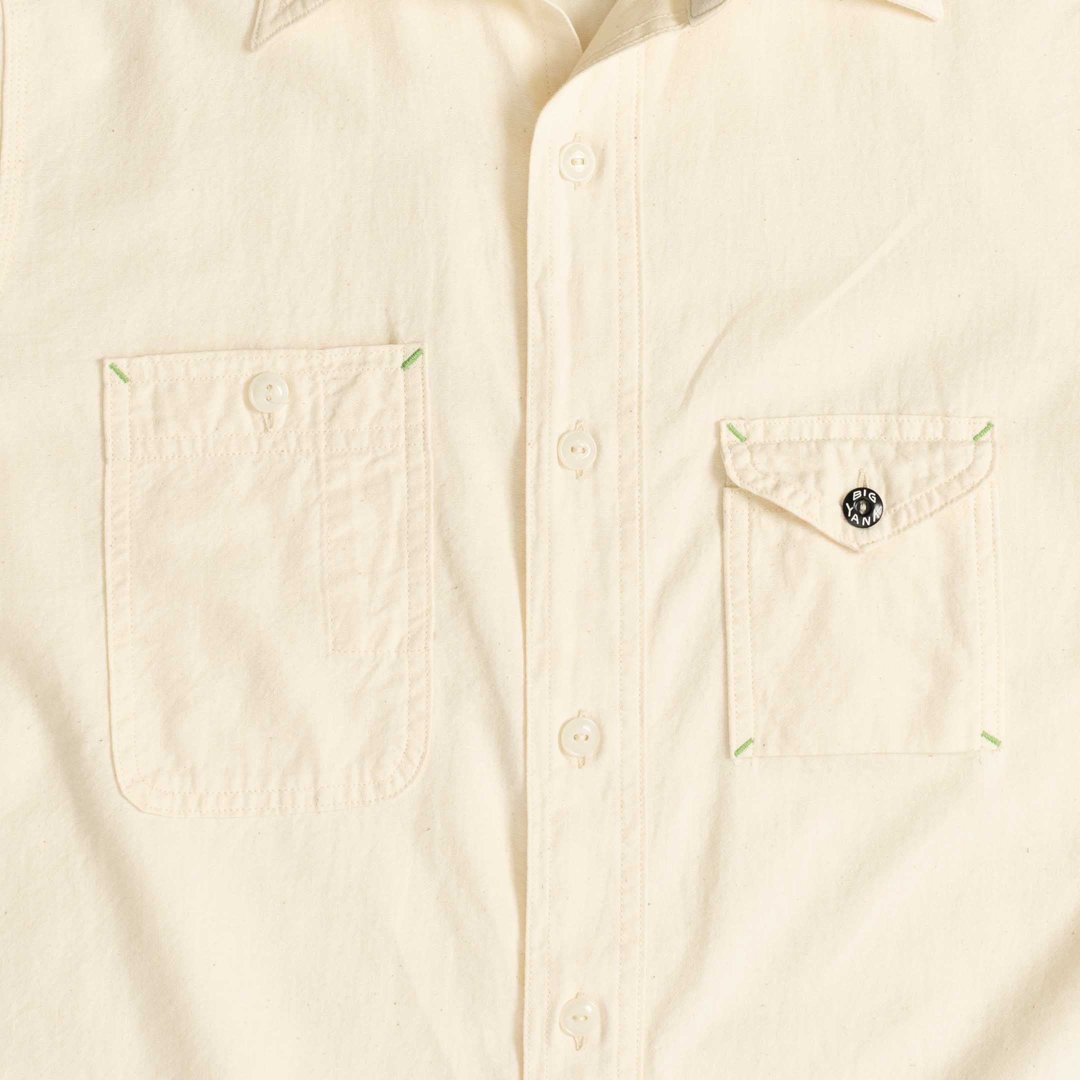 Big Yank 1935 Original Chambray Shirt Natural - Image 4