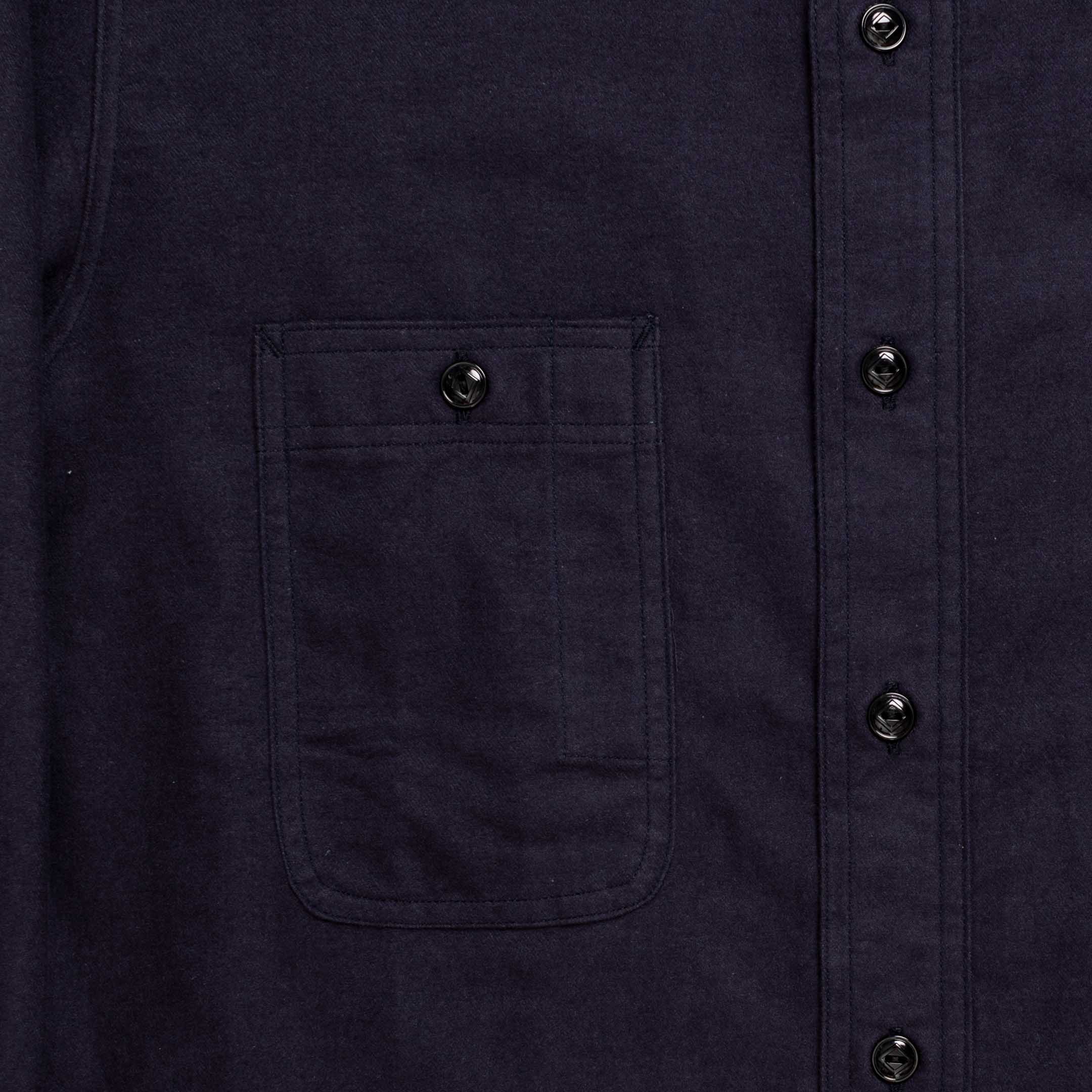 Big Yank 1942 Shirt Chamois D. Navy - Image 2