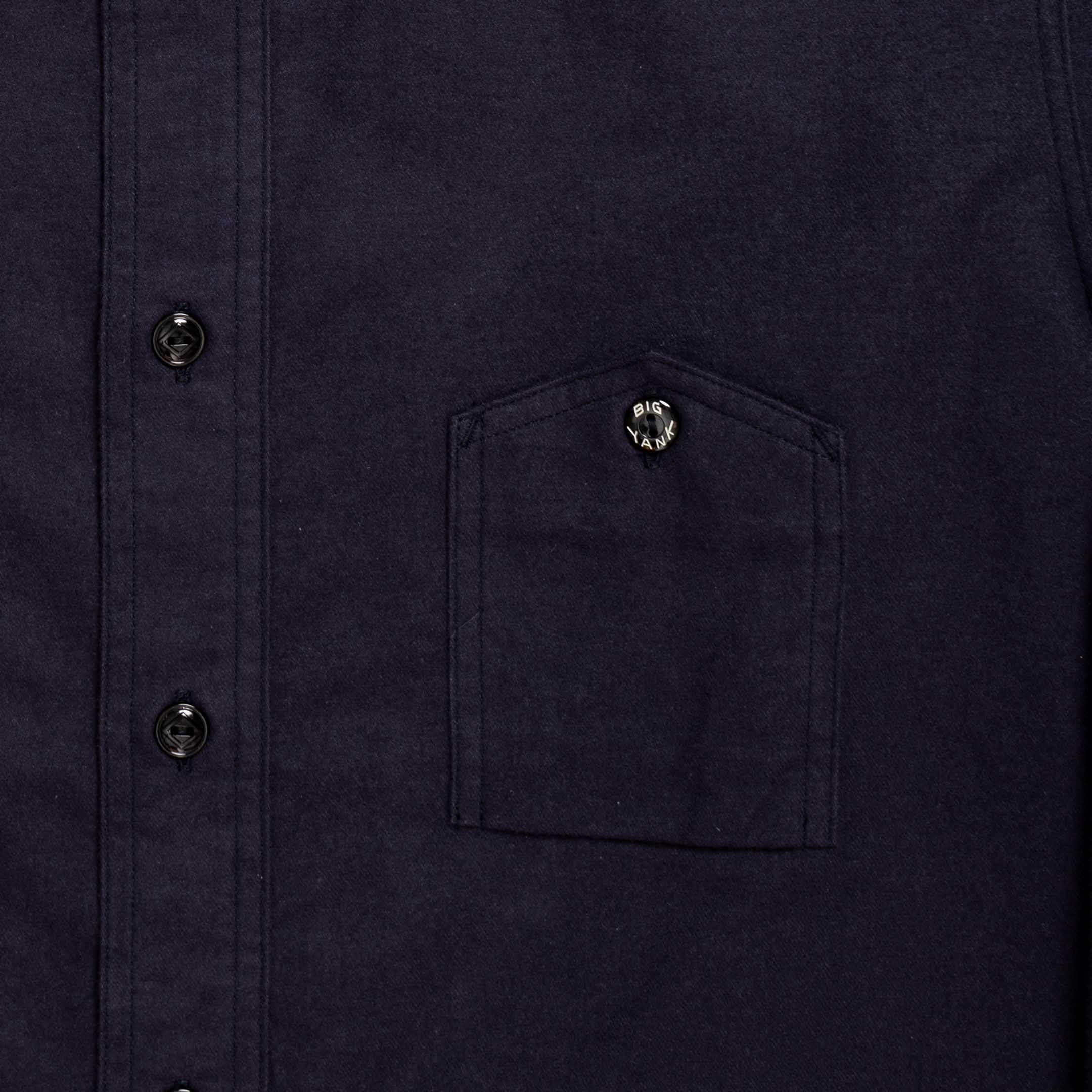 Big Yank 1942 Shirt Chamois D. Navy - Image 3