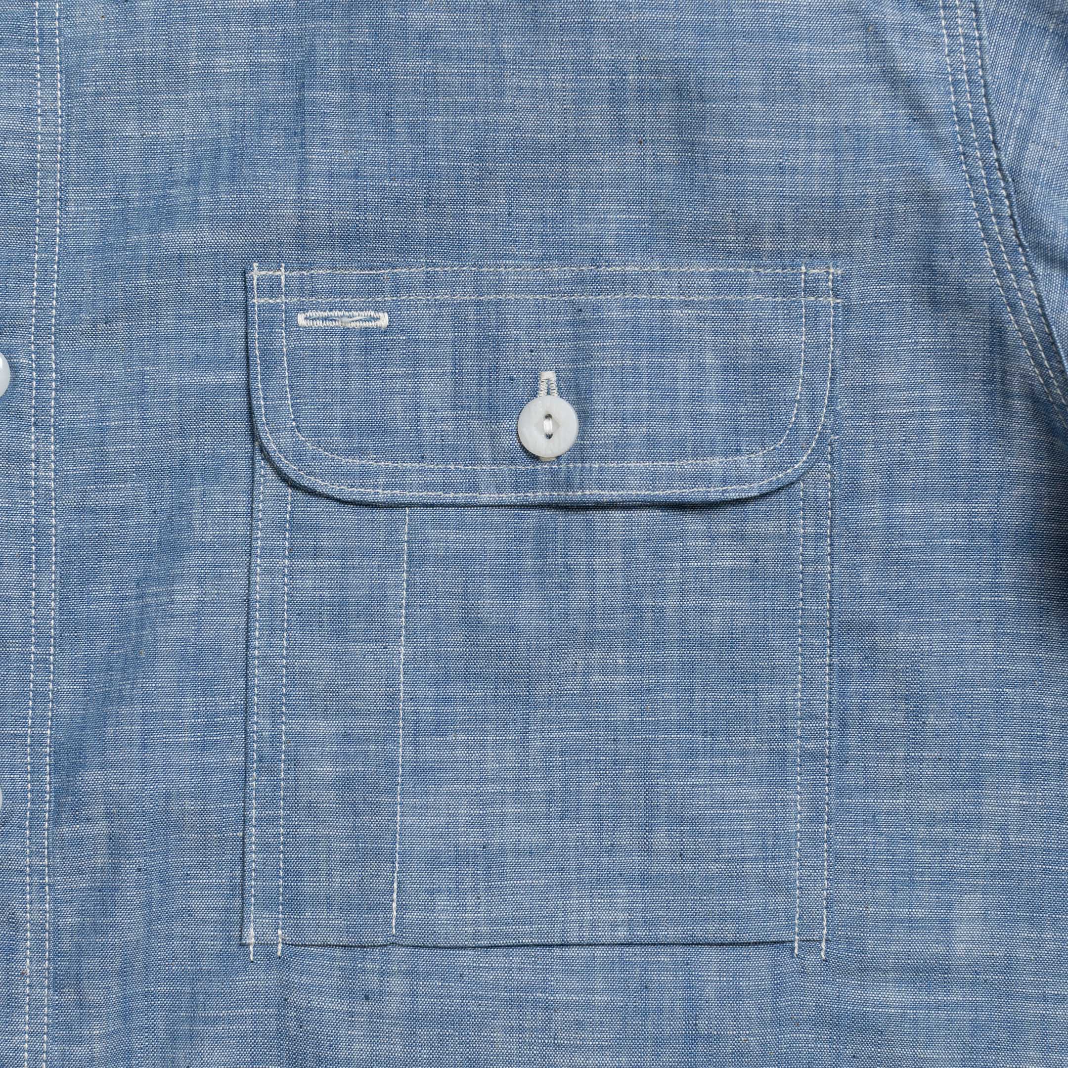 Big Yank 1952 Chambray Shirt Indigo - Image 4