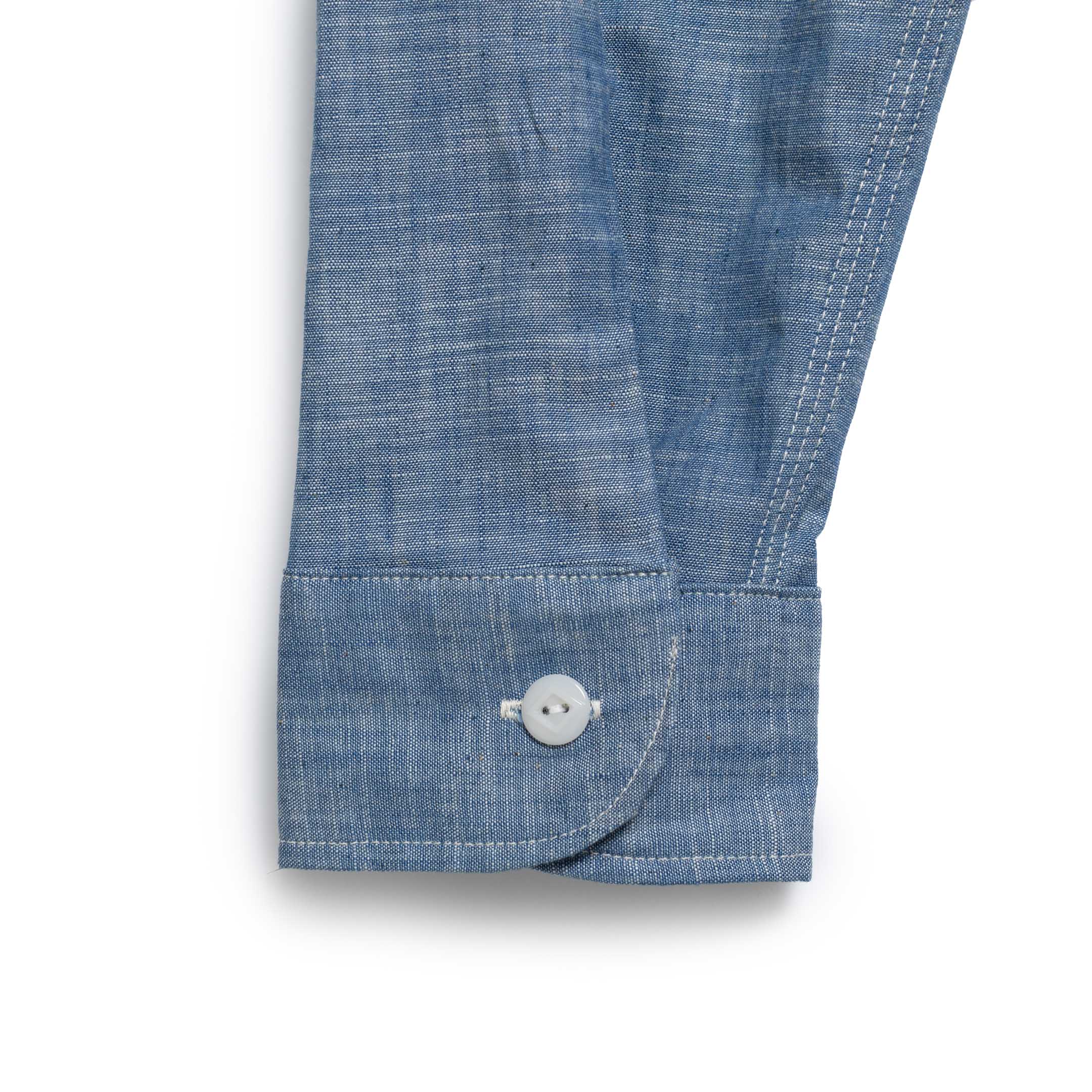 Big Yank 1952 Chambray Shirt Indigo - Image 7