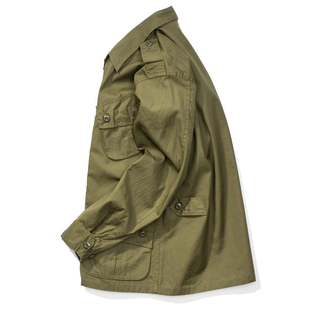 Buzz Rickson’s Tropical Combat Coat Olive - Image 6