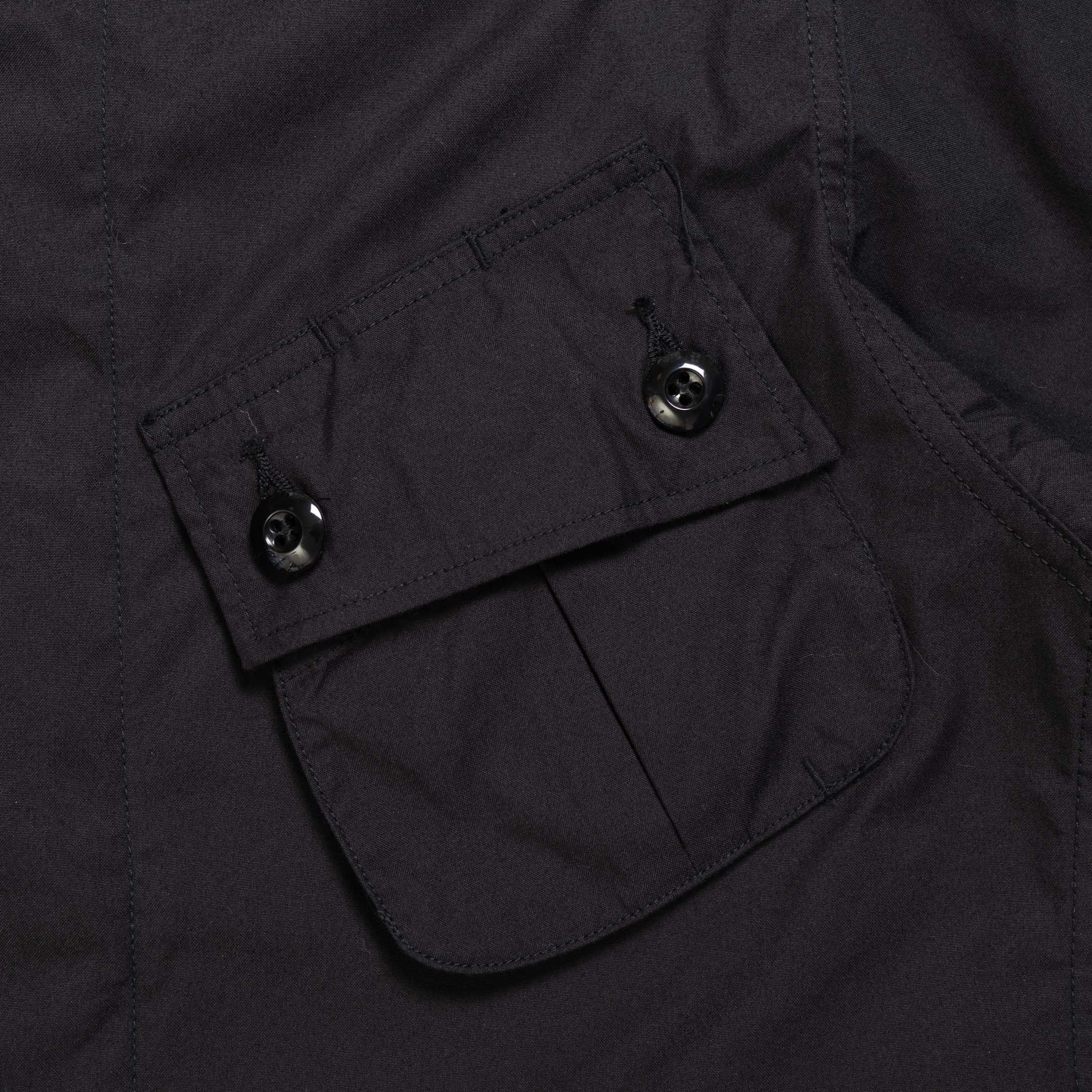 Buzz Rickson’s x William Gibson Tropical Combat Coat Black - Image 3