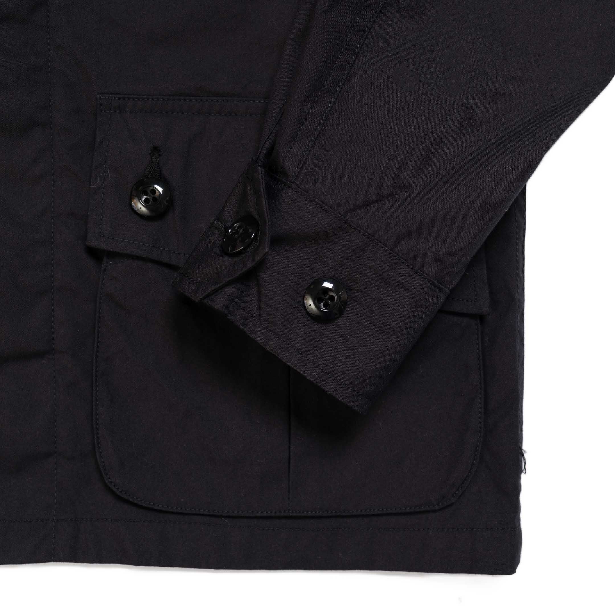 Buzz Rickson’s x William Gibson Tropical Combat Coat Black - Image 8