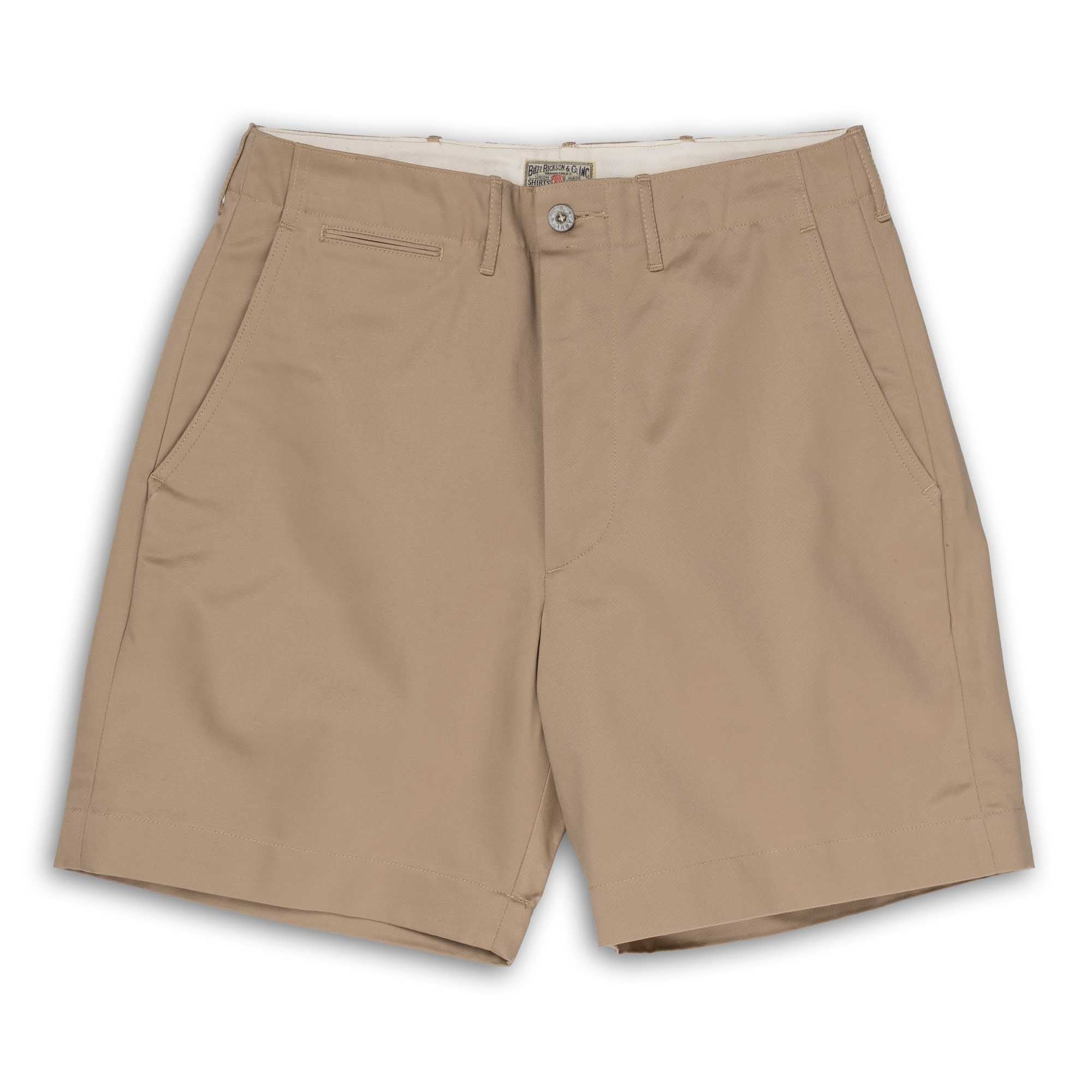 Buzz Rickson's 1945 Mod Chino Shorts Beige