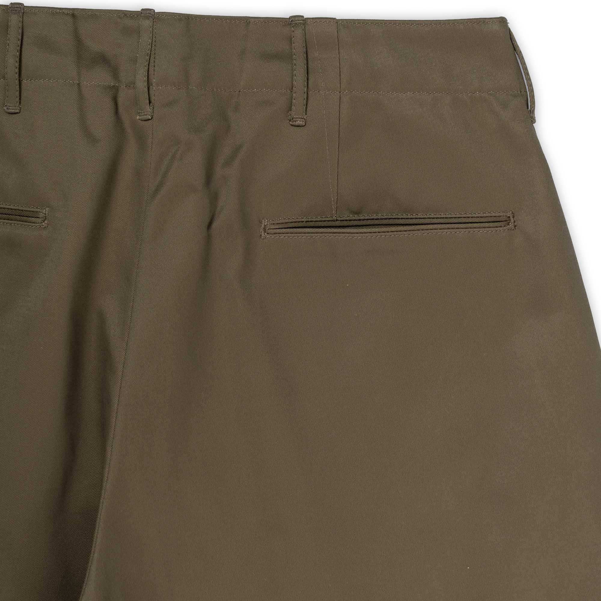 Buzz Rickson's 1945 Mod Chino Shorts Olive - Image 3