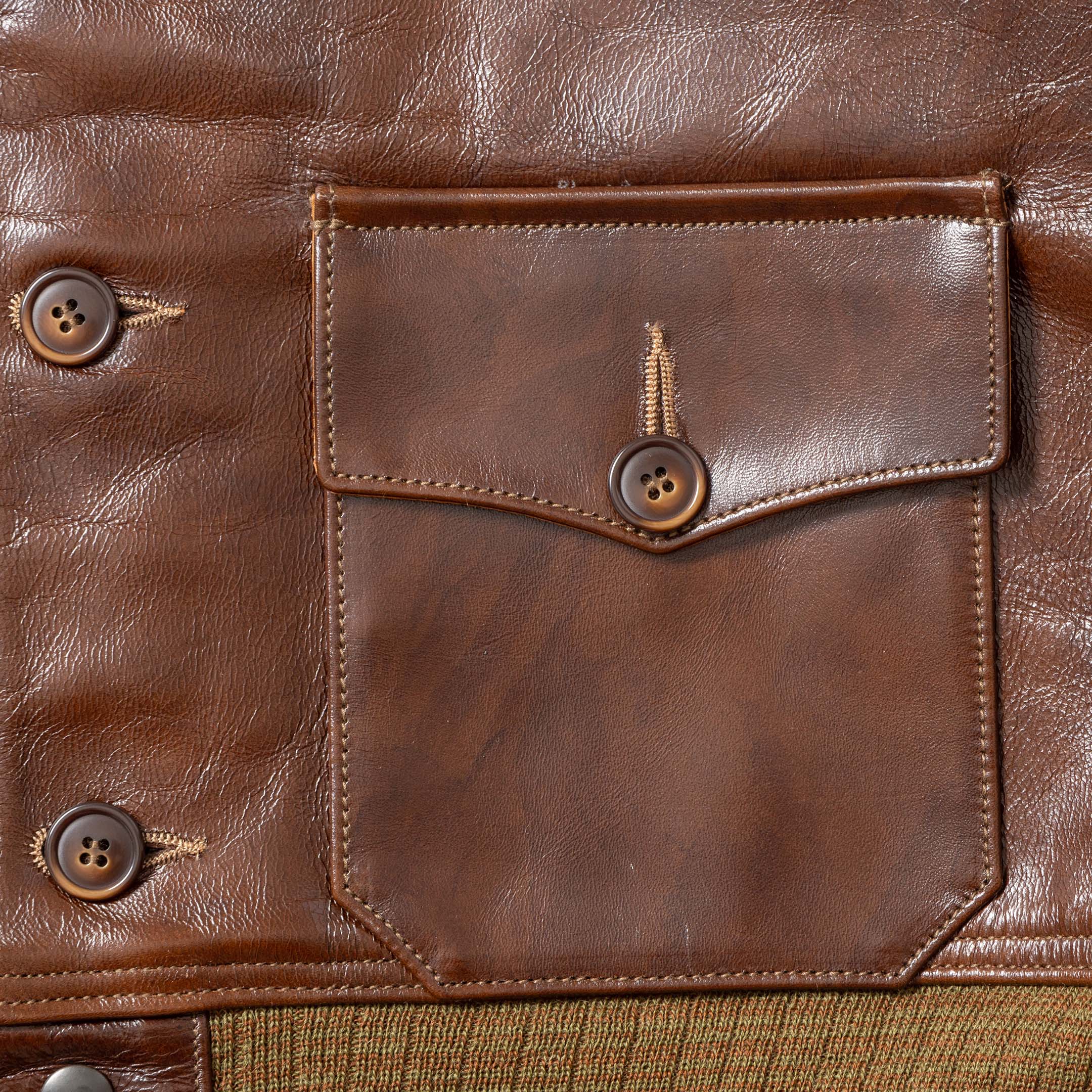 Buzz Rickson's A-1 No. 31-800P Seal Brown - Image 3