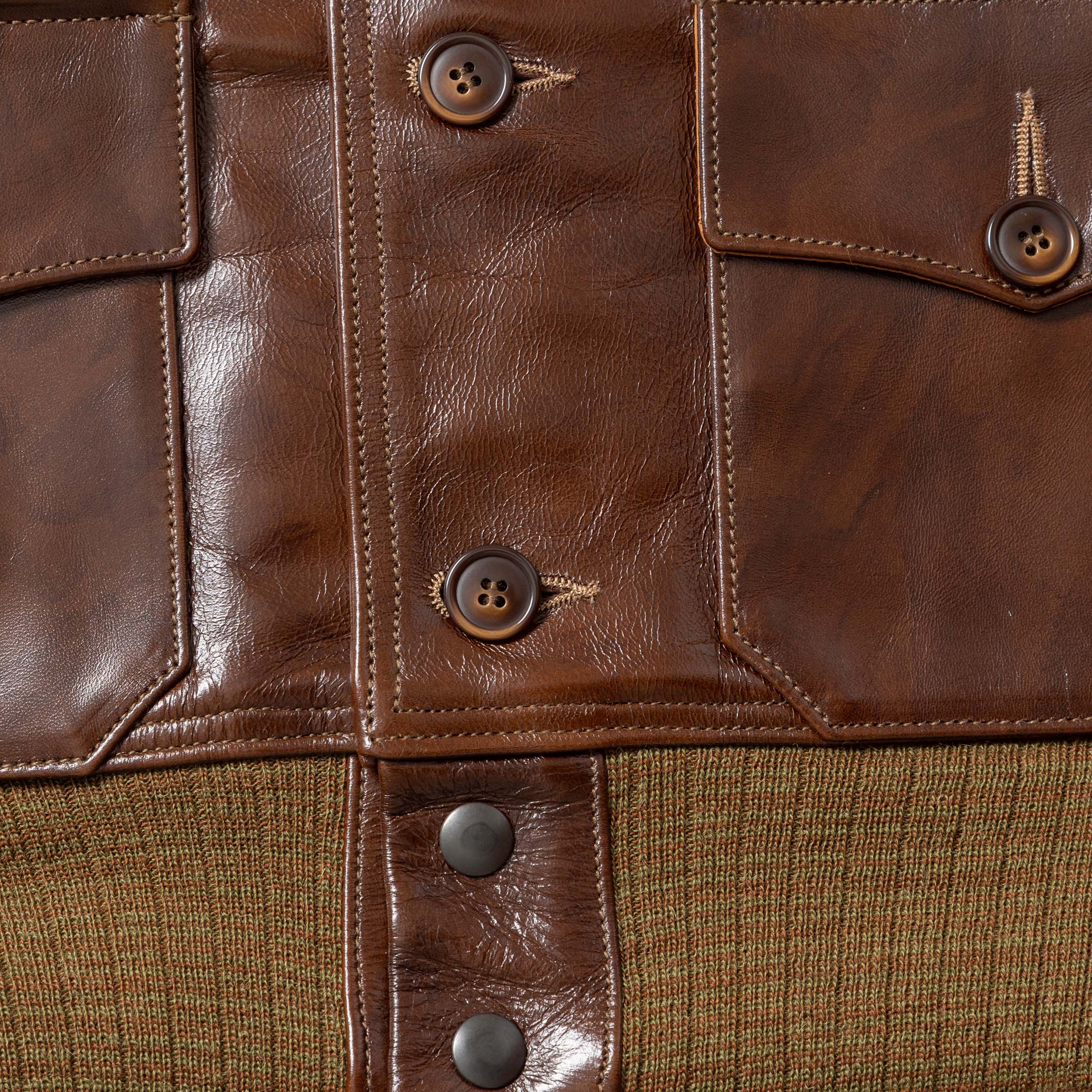 Buzz Rickson's A-1 No. 31-800P Seal Brown - Image 5