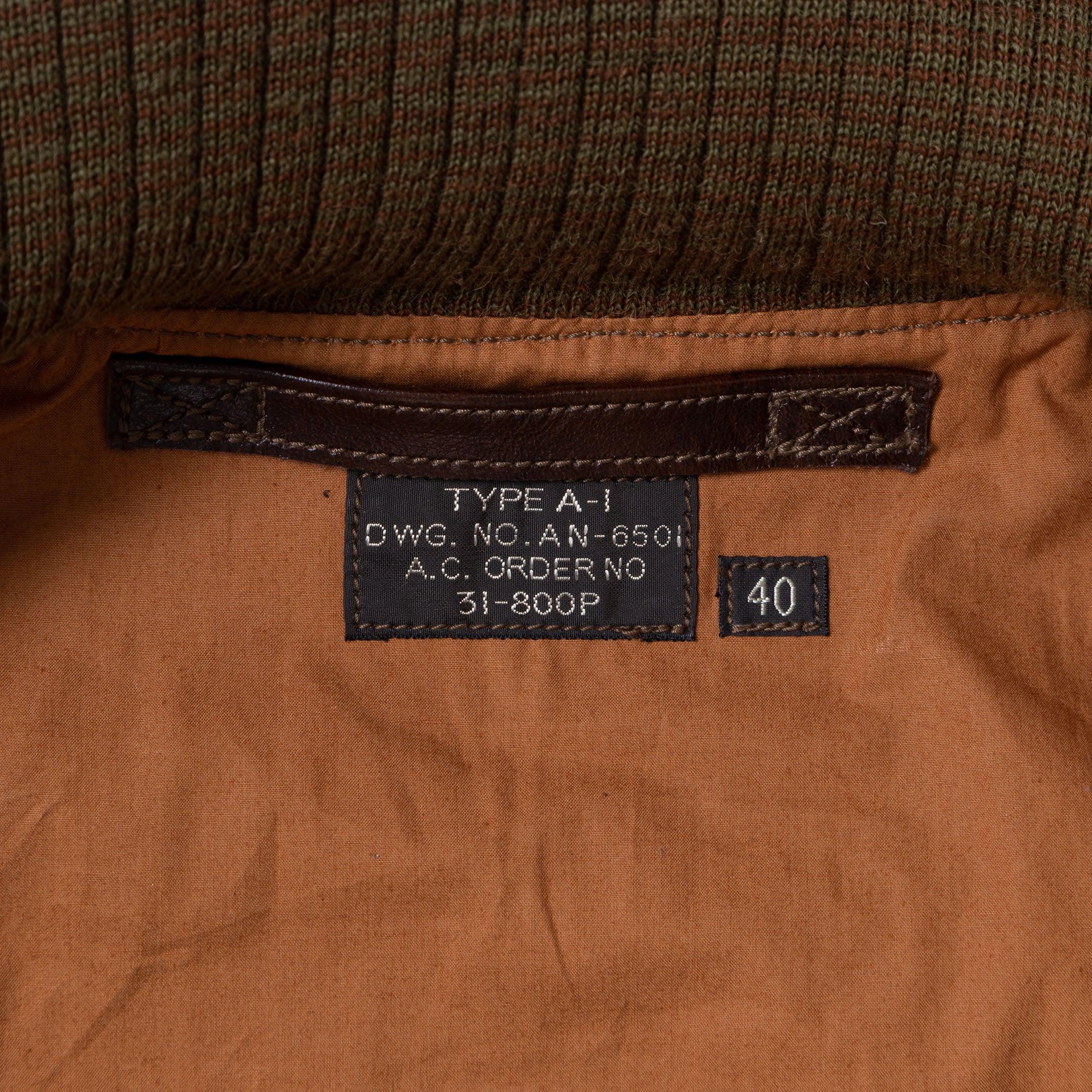 Buzz Rickson's A-1 No. 31-800P Seal Brown - Image 8
