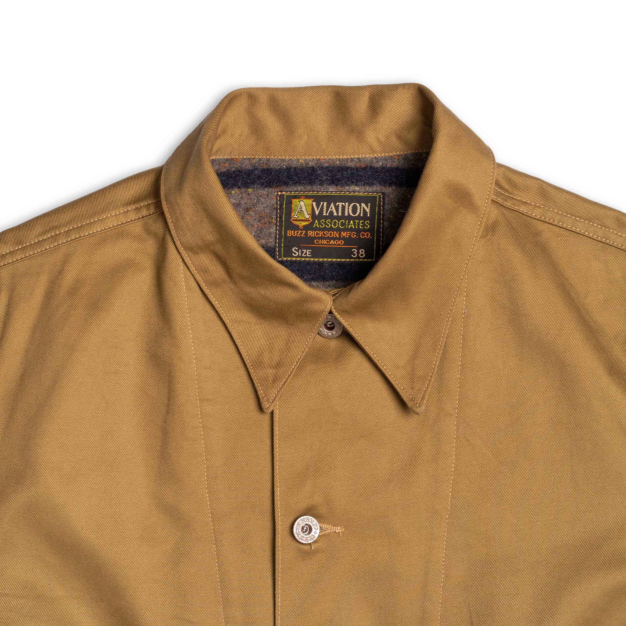 Buzz Rickson's Aviation Associates US Army Working Jacket Khaki - Image 3