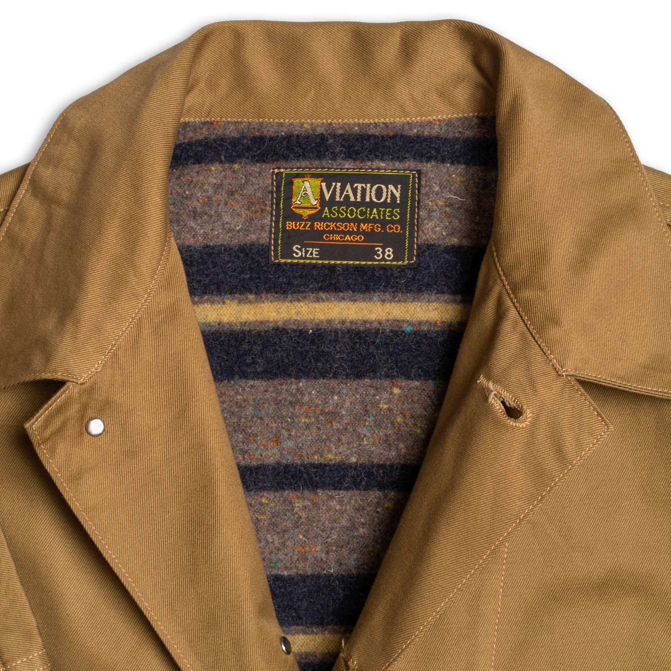 Buzz Rickson's Aviation Associates US Army Working Jacket Khaki - Image 6