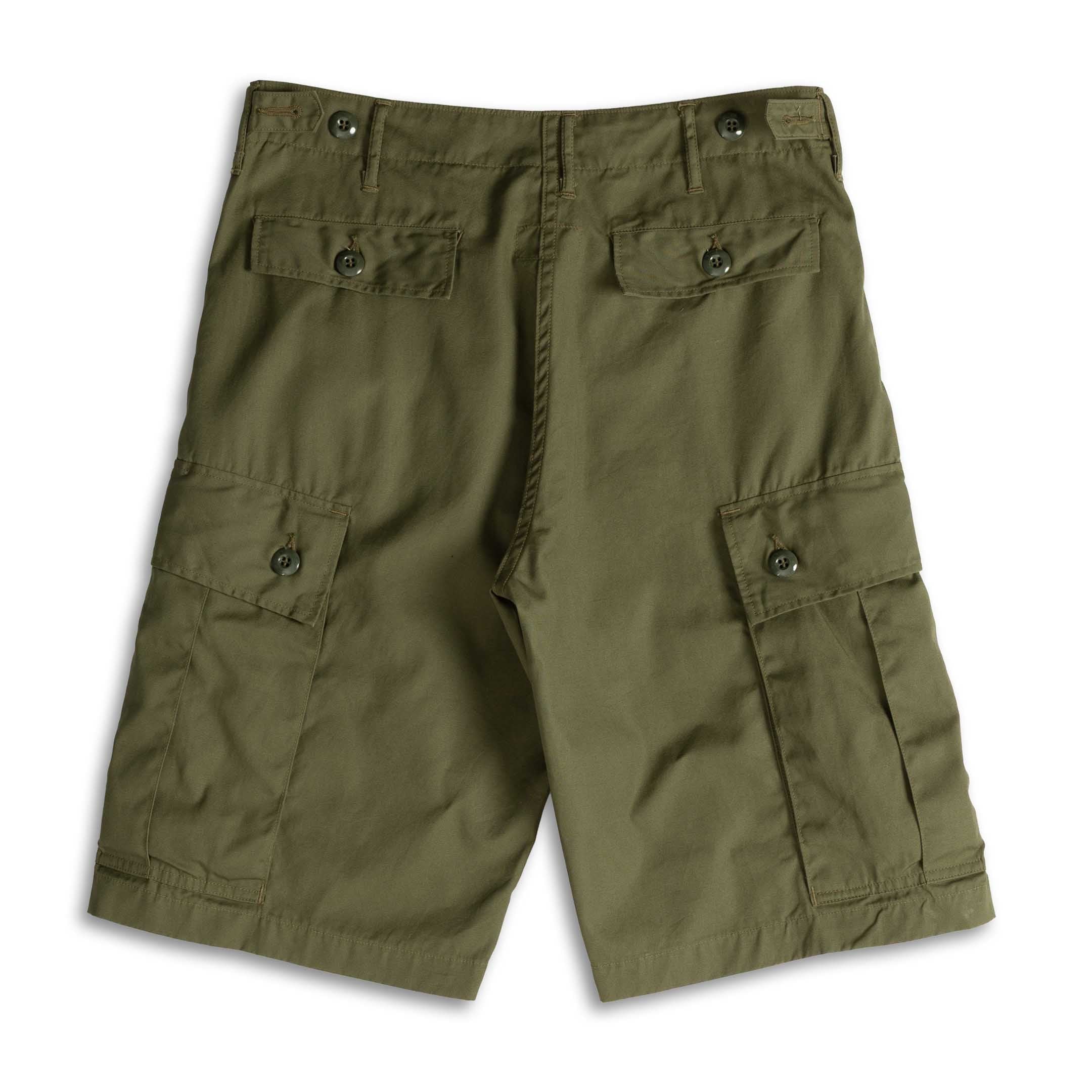 Buzz Rickson's Combat Tropical Shorts Olive - Image 2